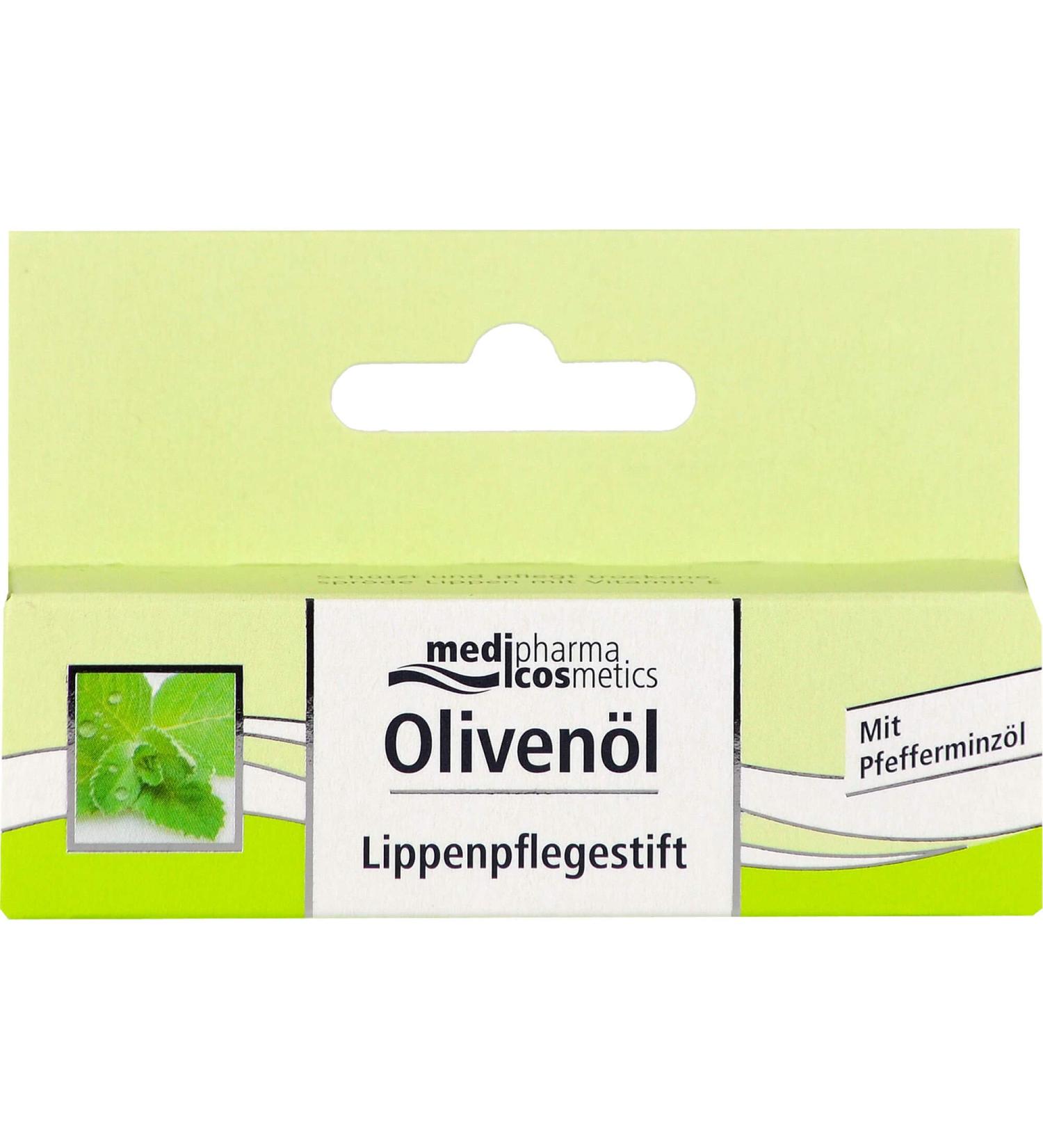 Medipharma Cosmetics Olive Oil Lip Balm 4.8ml - Nourishing Hydration for Soft Lips | International Shipping - Buy Online on GoSupps.com