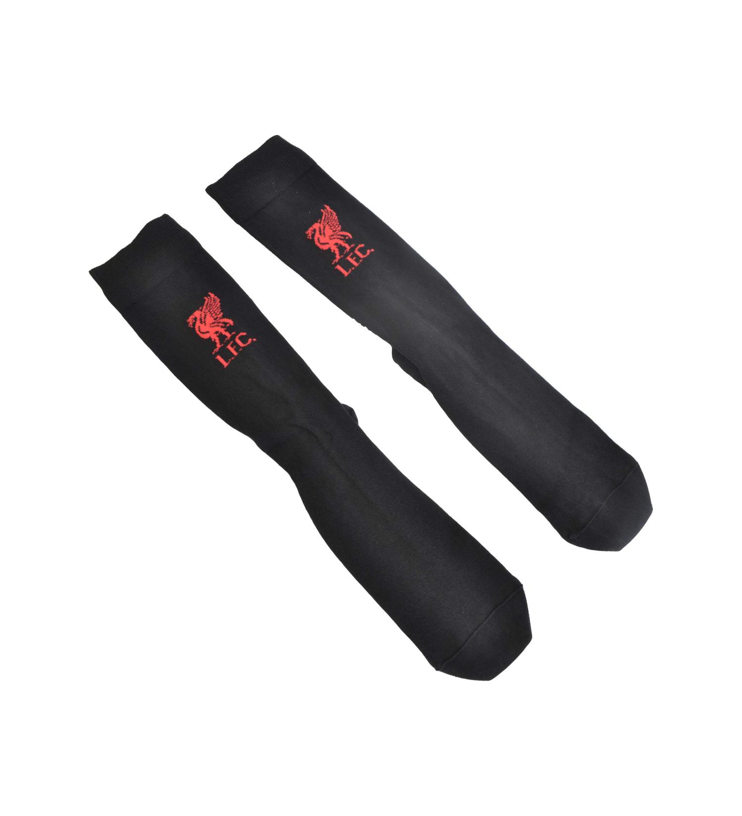 Roy Lowe and Sons Limited Liverpool FC Adult Men's Logo Socks in Black Size 8 to 11