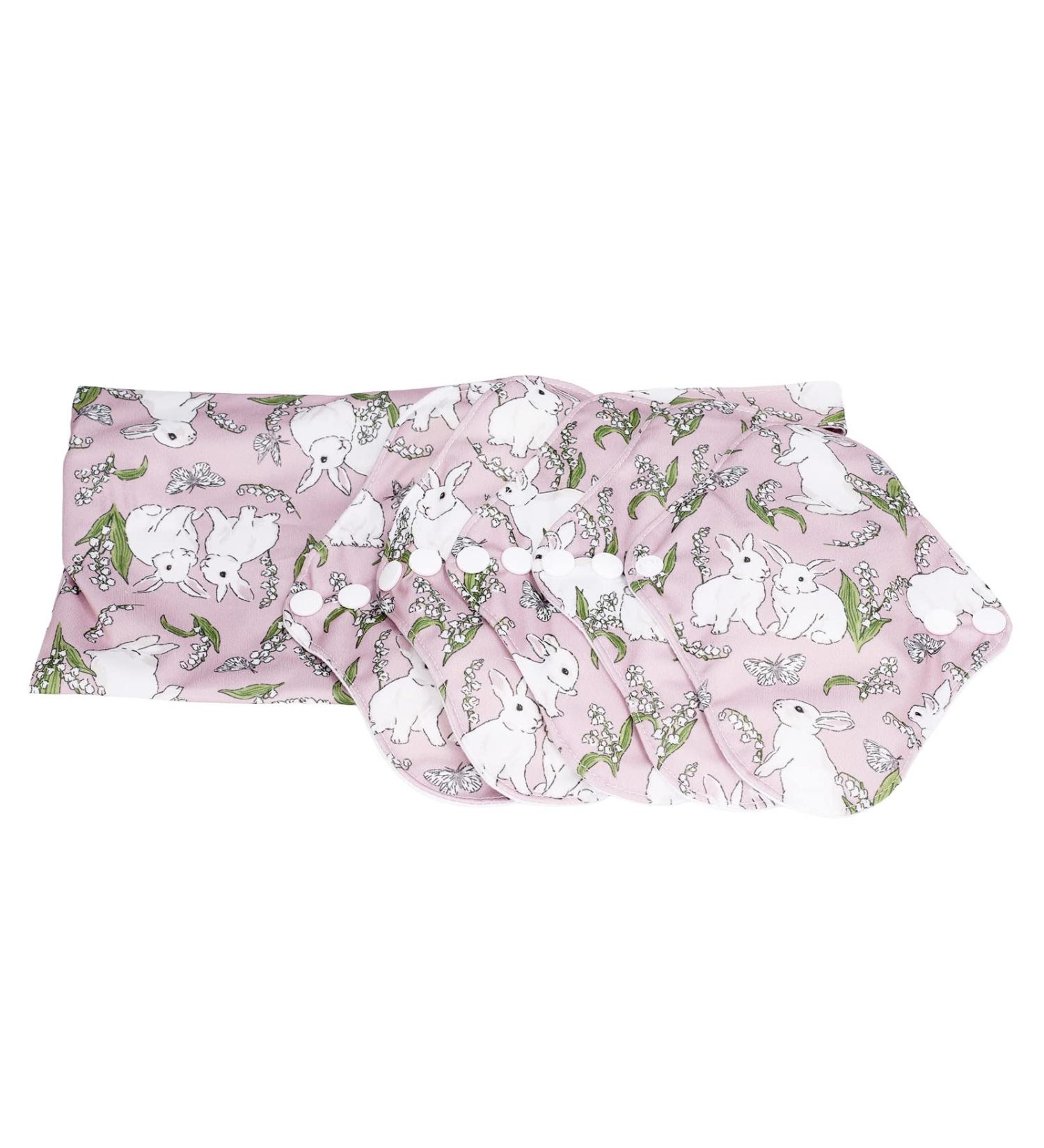 Washable Menstrual Mat - Comfortable & Reusable Sanitary Mat for Menstrual Care (Rabbit Design) - Buy Online on GoSupps.com