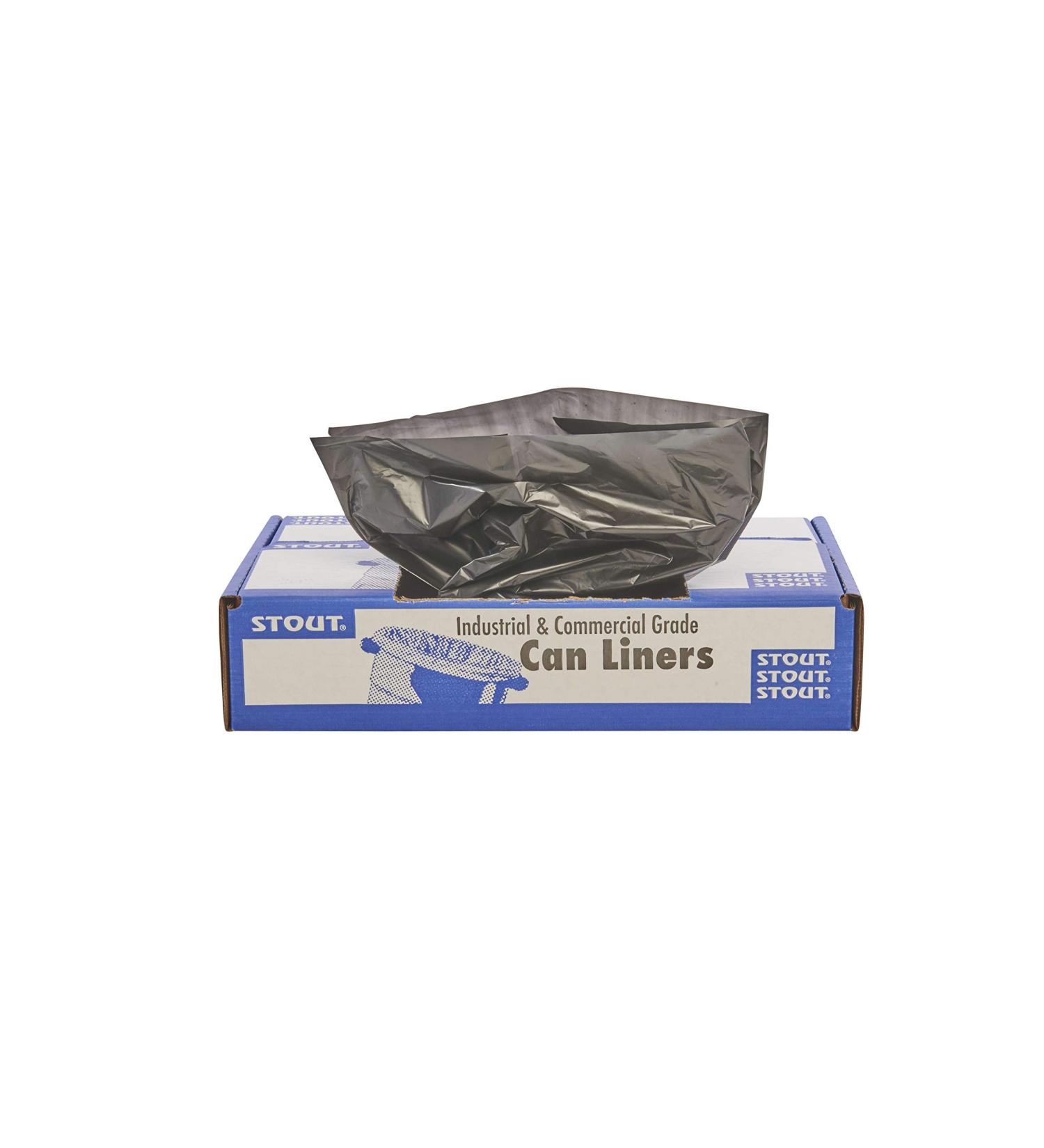 Stout Recycled Content Trash Bags 7-10 Gallon 24x24 1Mil - Eco-Friendly Waste Disposal Solution - Buy Online on GoSupps.com