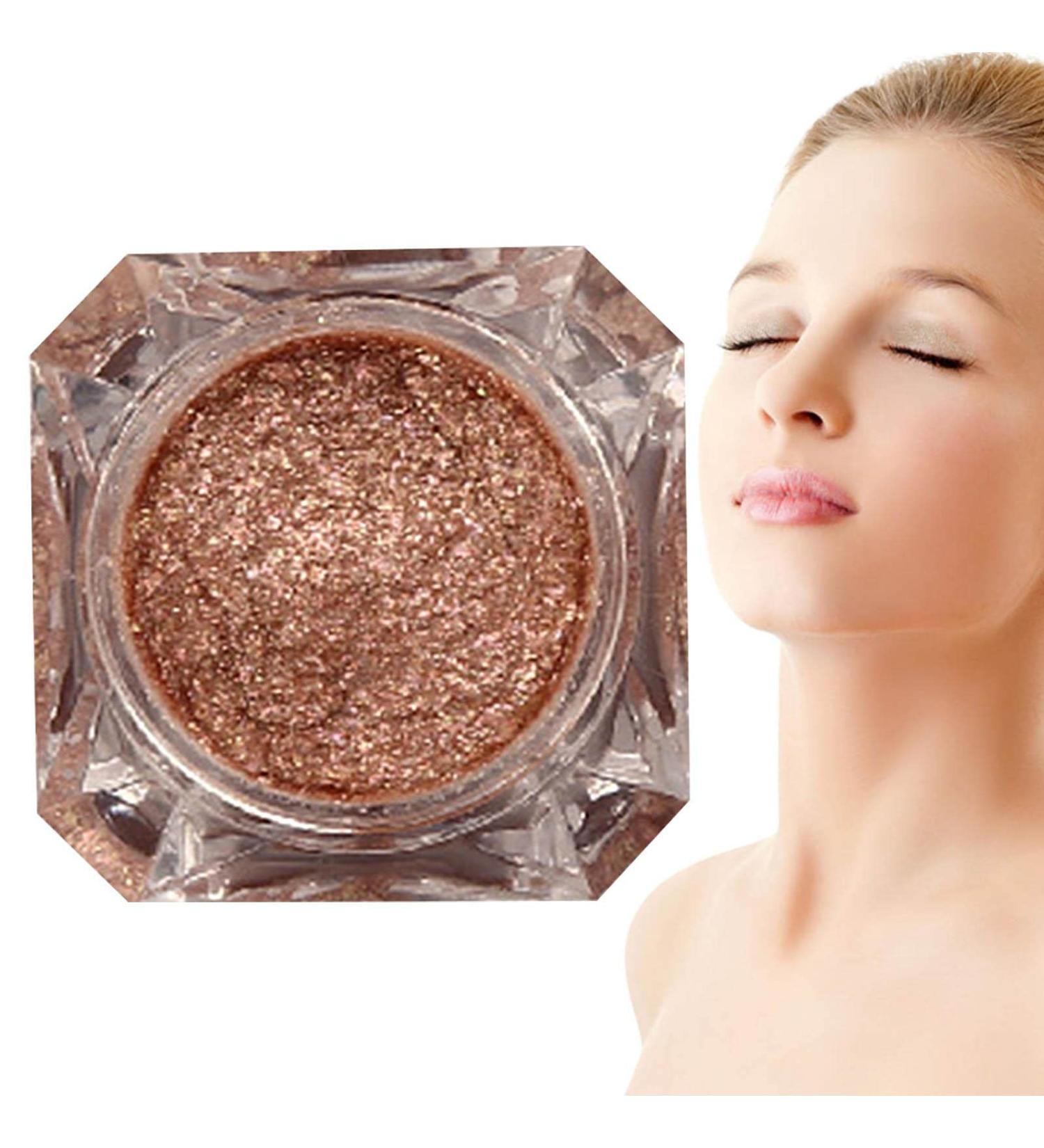 Single Eyeshadow - Highly Pigmented Makeup Eye Shadow | Shimmer Blendable Sweat Proof Beauty Cosmetics High Pigment Powder Shakven 1 - Buy Online on GoSupps.com