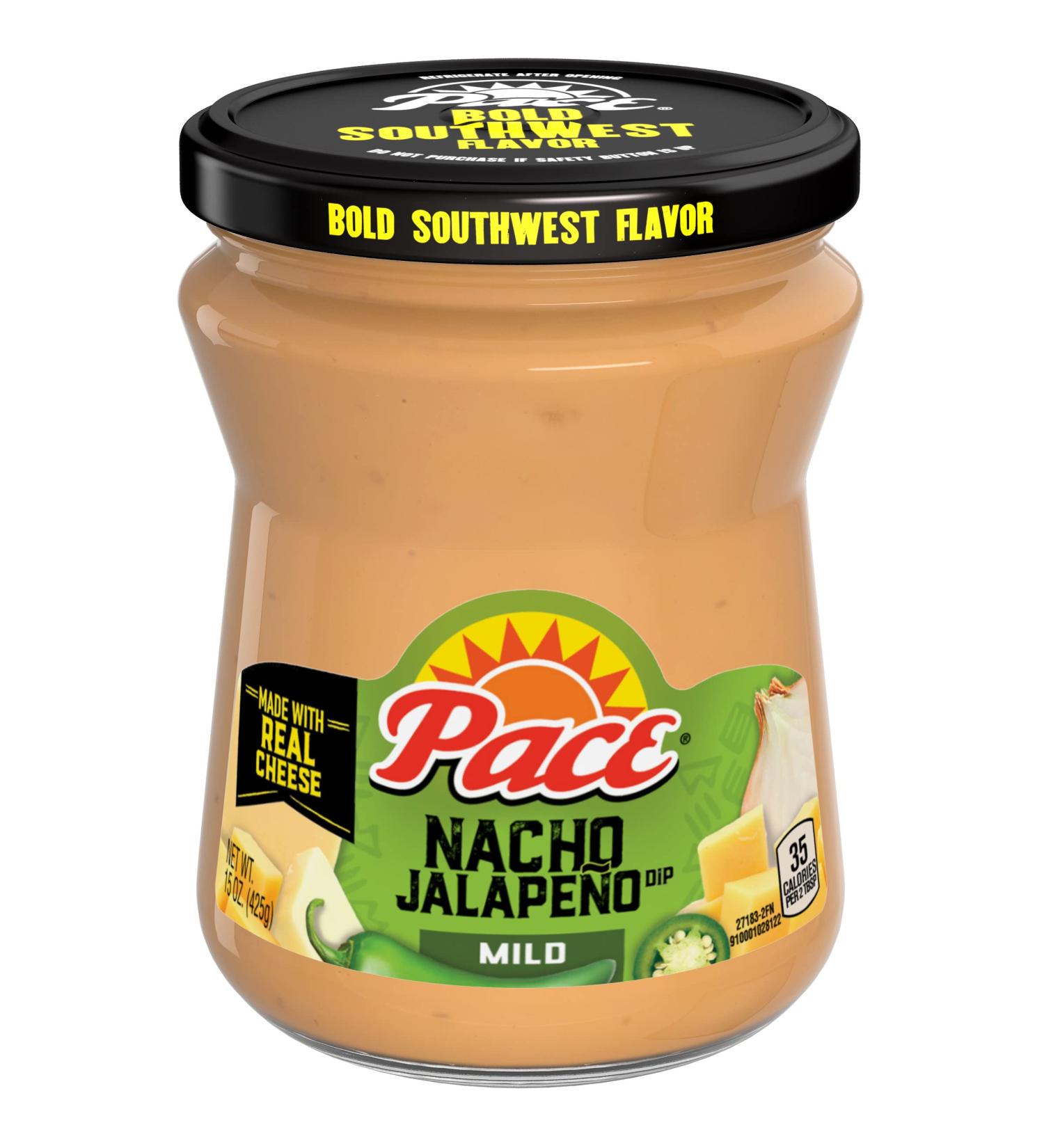 Pace Jalapeno Queso Dip | Perfect for Nachos | 15oz Jar - Buy Online on GoSupps.com