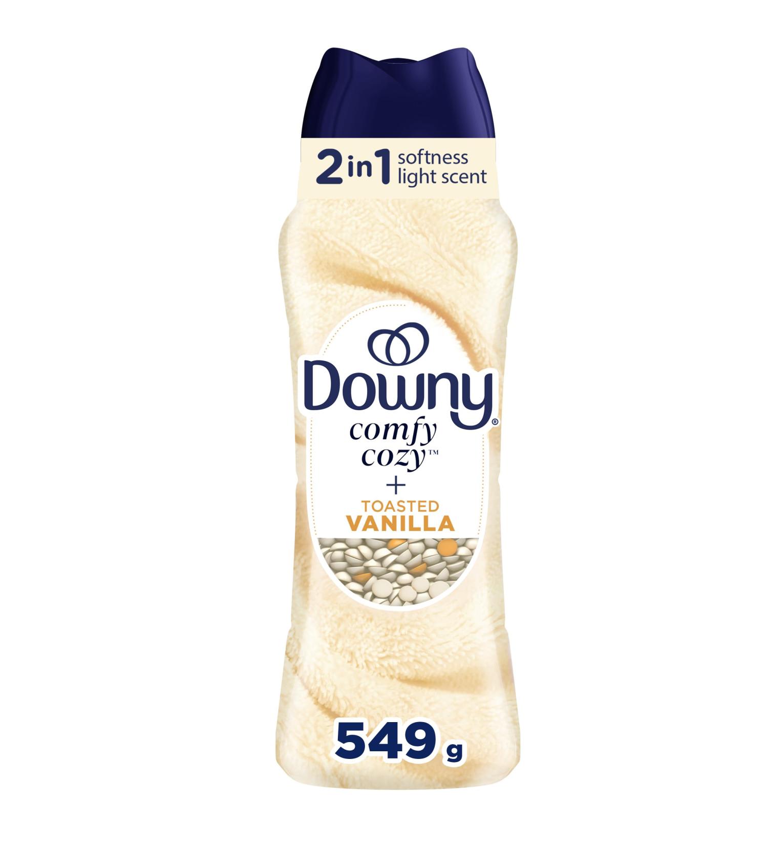 Downy Comfy Cozy In-Wash Laundry Scent Booster Beads Toasted Vanilla Scent Softness and Freshness 549 Grams - Buy Online on GoSupps.com