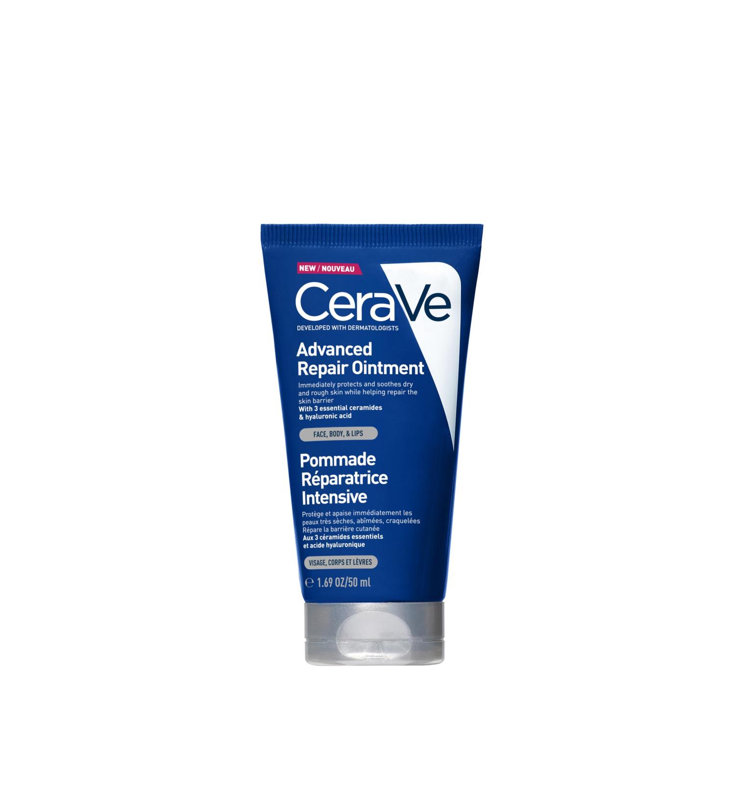 CeraVe Advanced Repair Ointment With Hyaluronic Acid and 3 Essential Ceramides 50ml - Buy Online on GoSupps.com