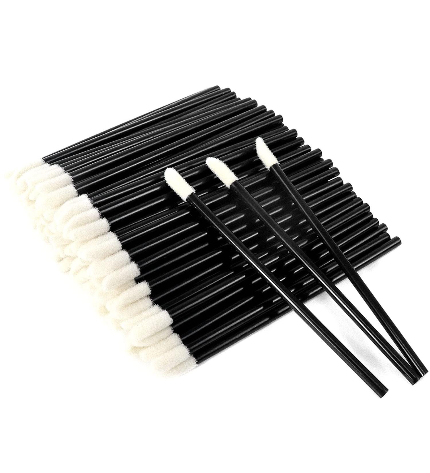 Sularpek 100 PCS Disposable Lip Gloss Brush Lip Applicator Wands Makeup Tool for Lips, Eyes, and Makeup Application - Buy Online on GoSupps.com