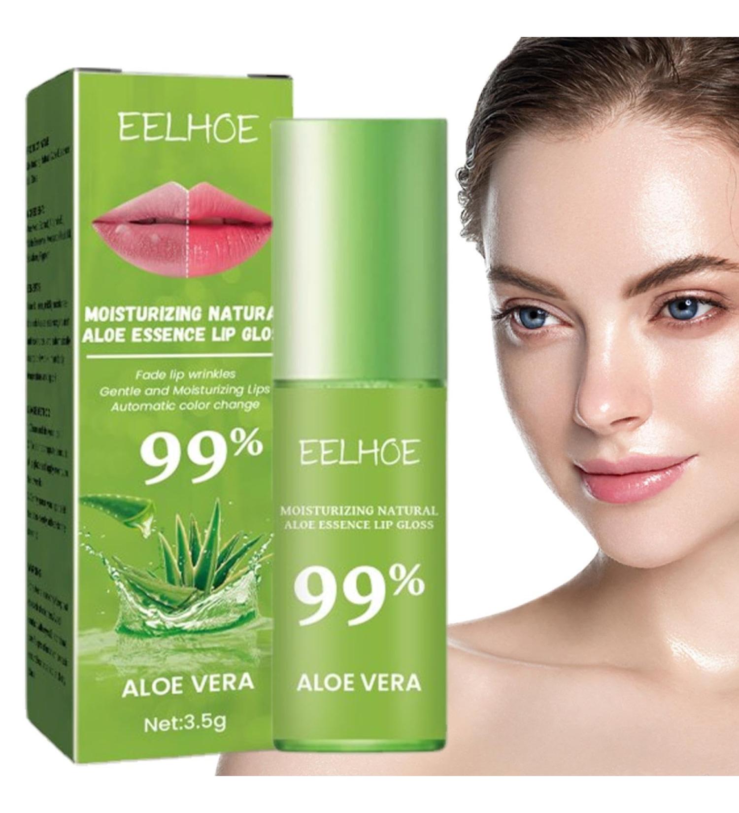 Color Lip Gloss - Nourishing Lip Moisturizer with Aloe - Lip Lifting Lip Gloss Powerful Lip Plumping Oil Prevents Dubbulon Lips - Buy Online on GoSupps.com