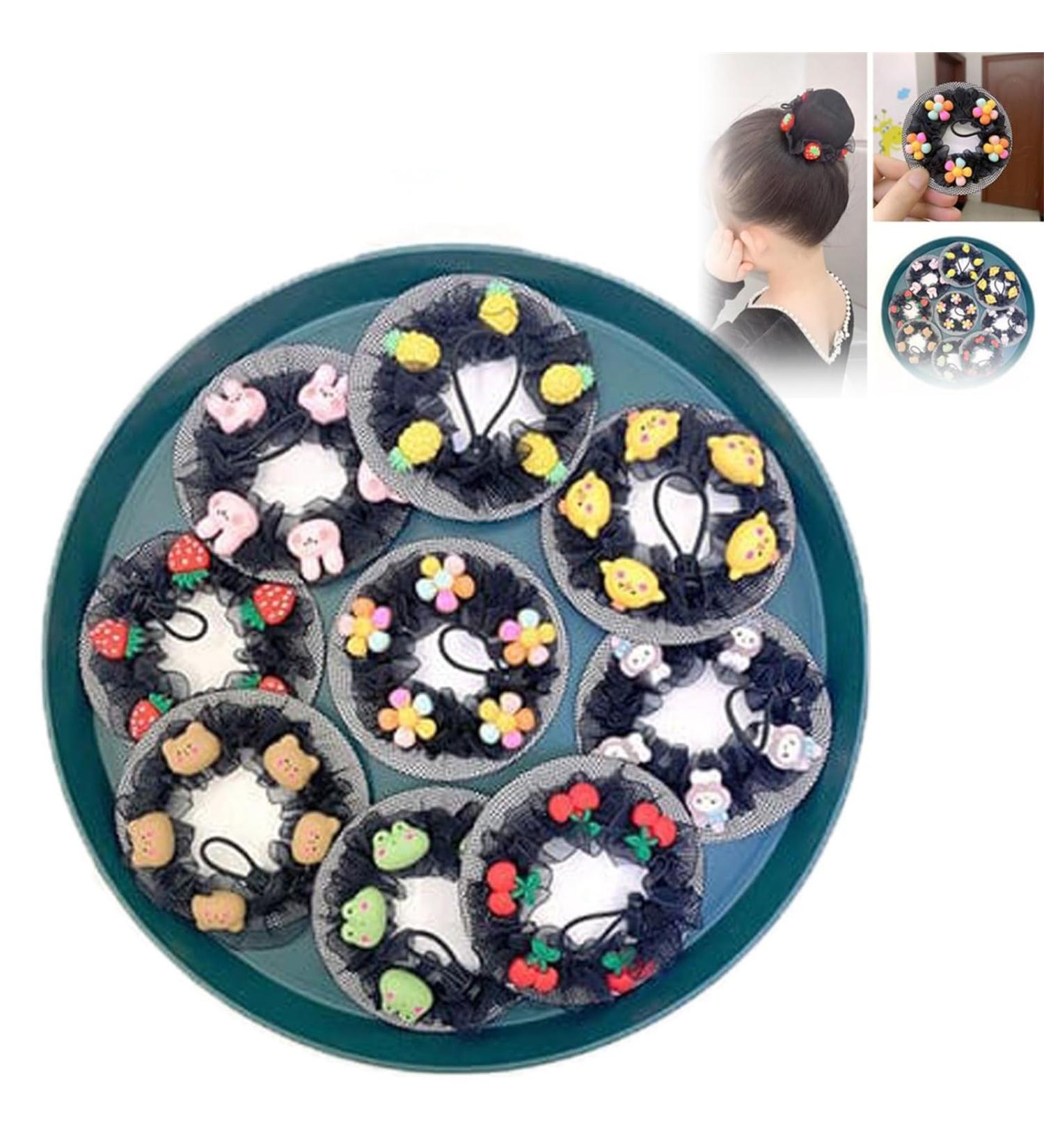 Children's Hair Net Bun Invisible Balllet Adjustable Mesh Hairnets Ballet Cute Hair Bun Cover for Girls Ballet (9 Pcs) - Buy Online on GoSupps.com