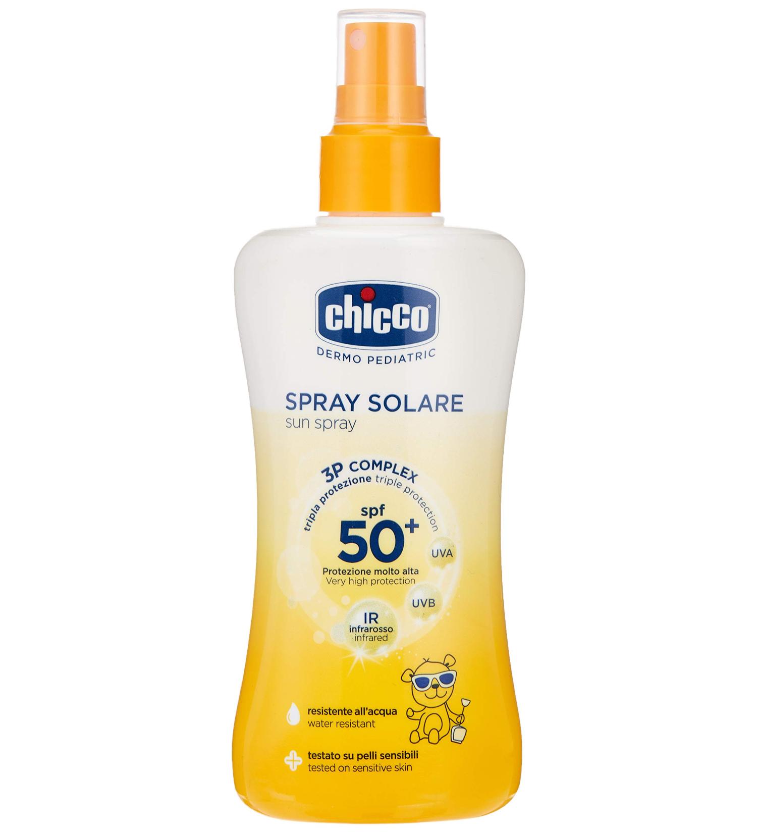 Chicco SPF 50+ Sunscreen (150 ml) - Best UV Protection for All Skin Types | International Shipping Available - Buy Online on GoSupps.com