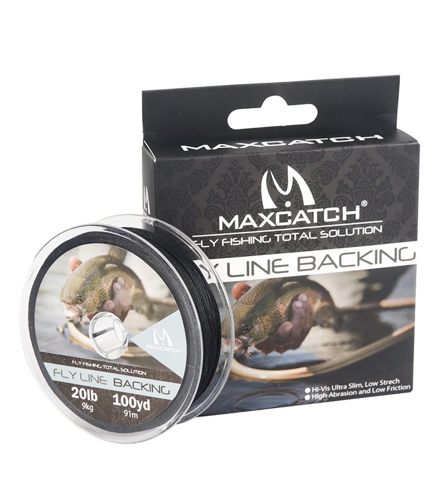 Maxcatch Braided Fly Line Backing 20/30lb - Black 20lb 100yards - Buy Online on GoSupps.com