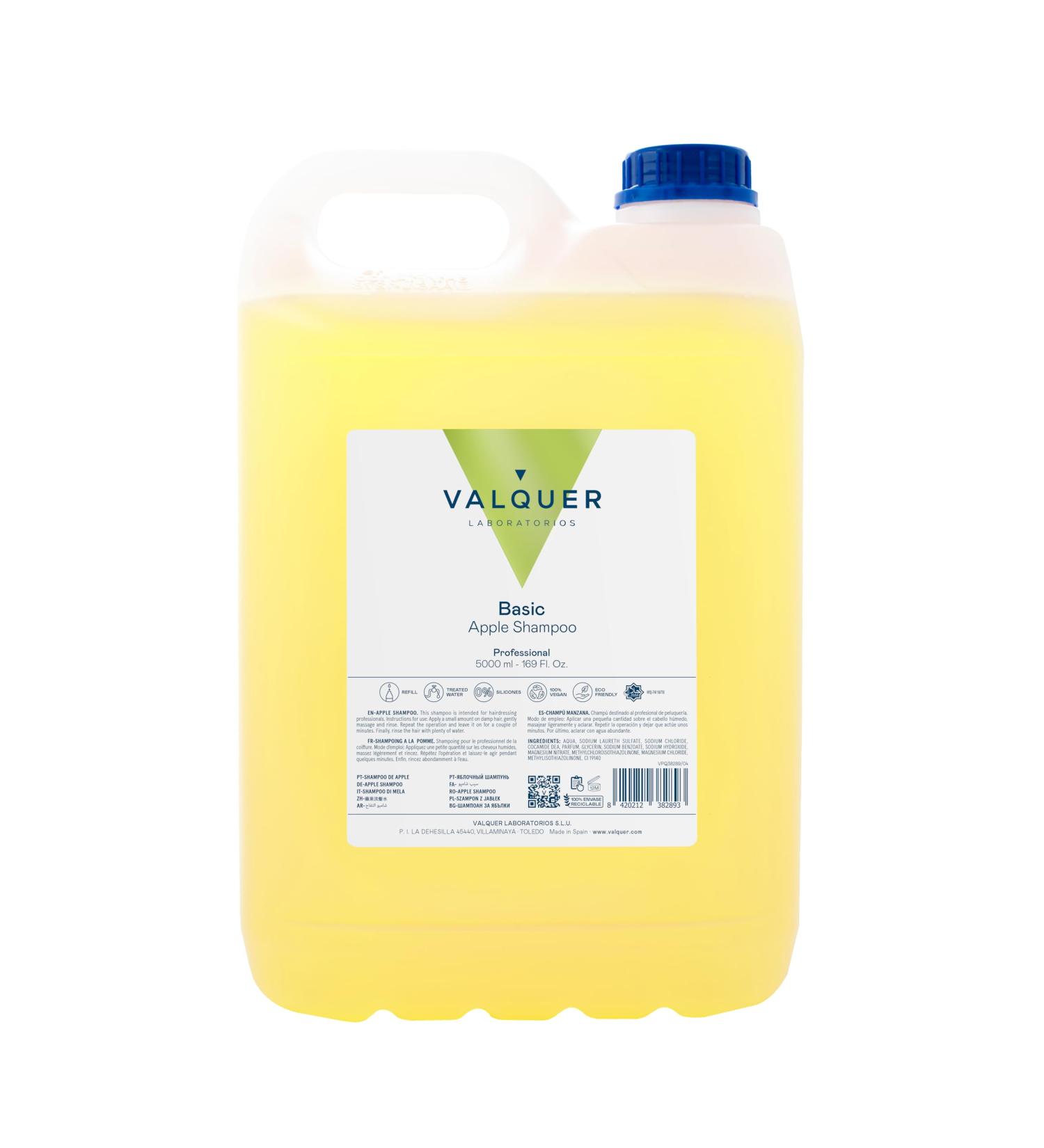 Valquer Professional Special Apple Shampoo for Hairdressing Shampoo for Professional Carafa 5000 ml - Buy Online on GoSupps.com