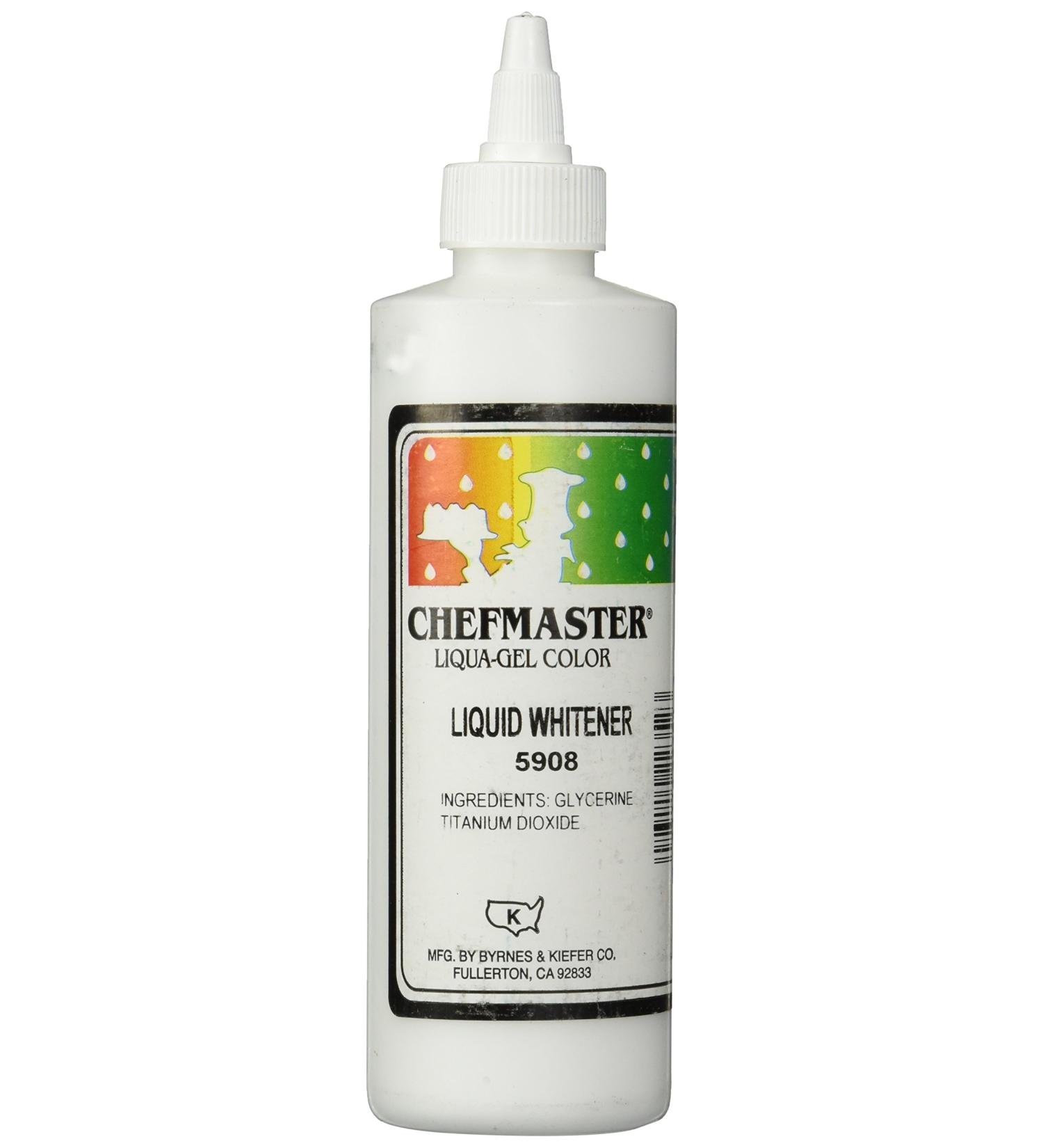 Chefmaster - Primary Colors Liqua-Gel Food Coloring Kit - Water-Based Food Coloring Gel Whitener 16 oz - Buy Online on GoSupps.com