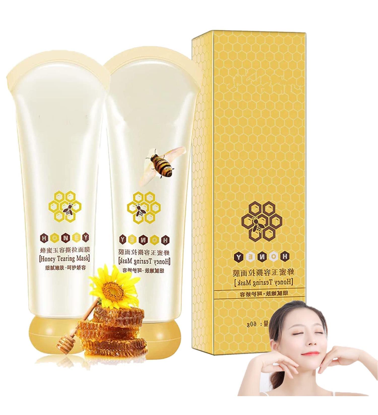 Masque au Miel Masque-M dical Hydratant Visage Masque Nourrissant au Miel Peaux S ches Concentr Nutritif au Miel Hydratant Anti-rides Masque de Miel Enlevant les Points Noirs (2 PCS) - Buy Online on GoSupps.com