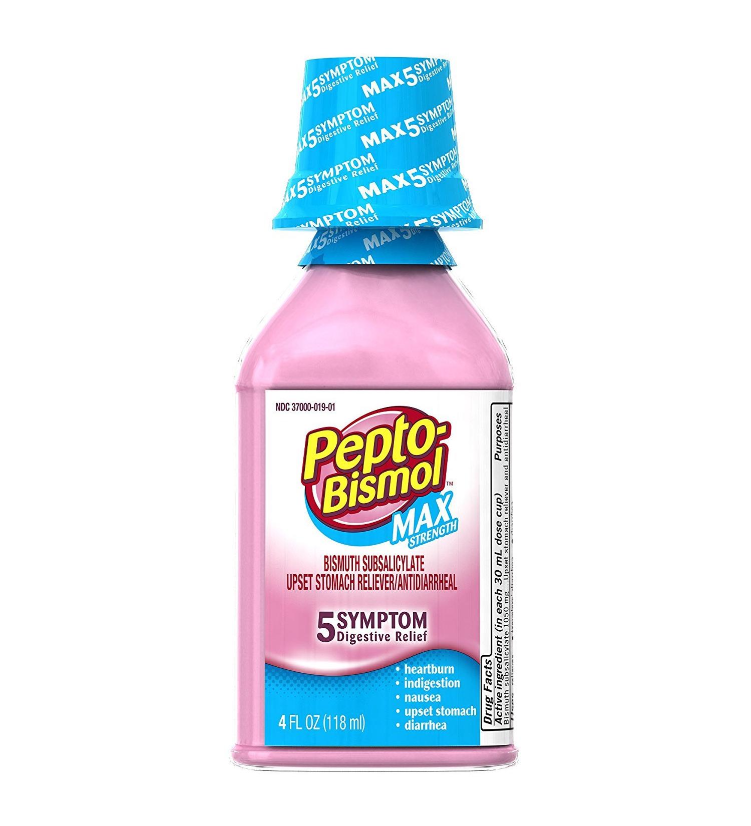 Pepto-Bismol Max Strength Liquid 4 oz (Pack of 3)