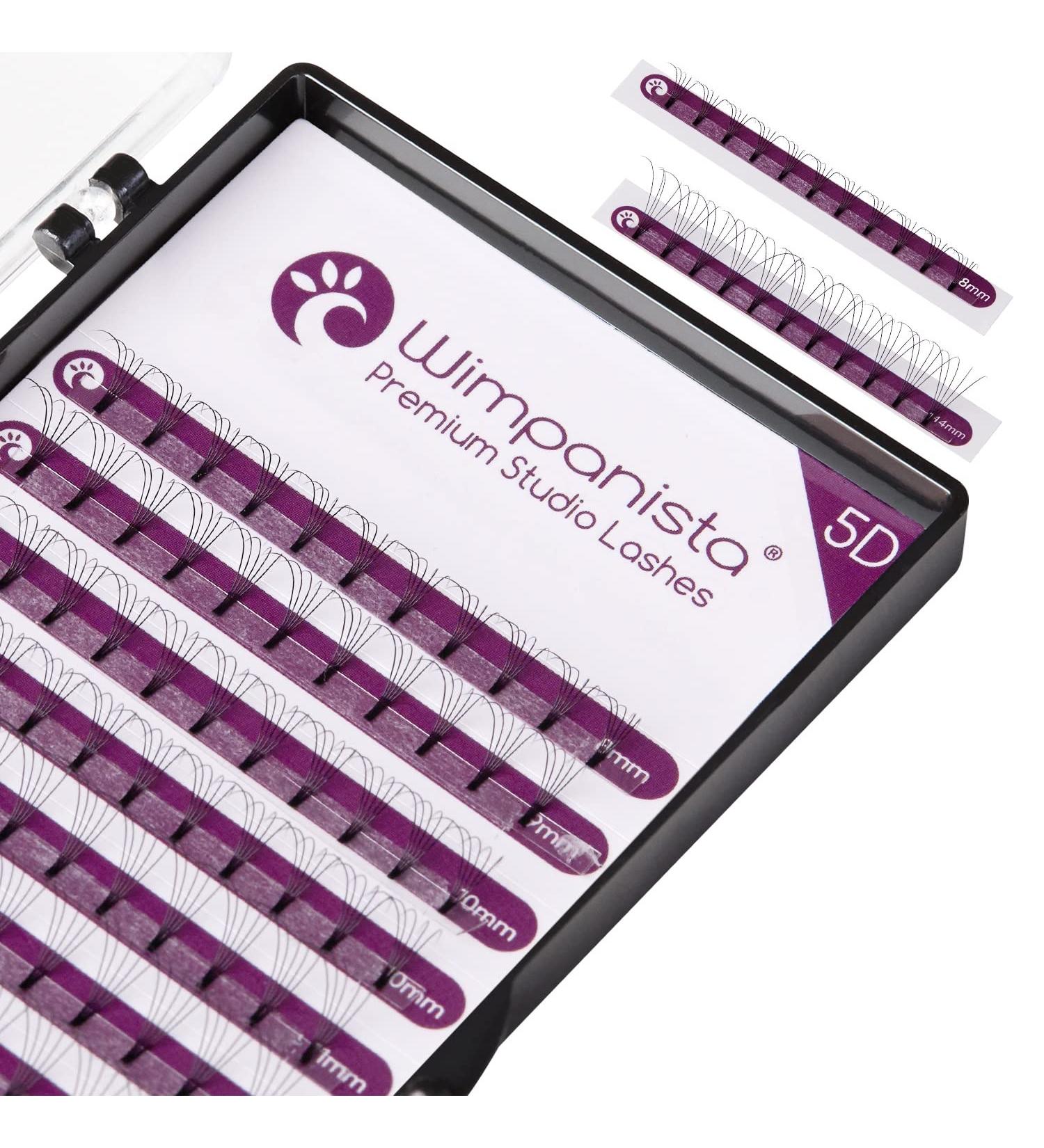 5D Volume Eyelashes D Curl | 0.07mm Thickness | Mixed Lengths 8-14mm | Silk Eyelash Extensions - International Shipping - Buy Online on GoSupps.com