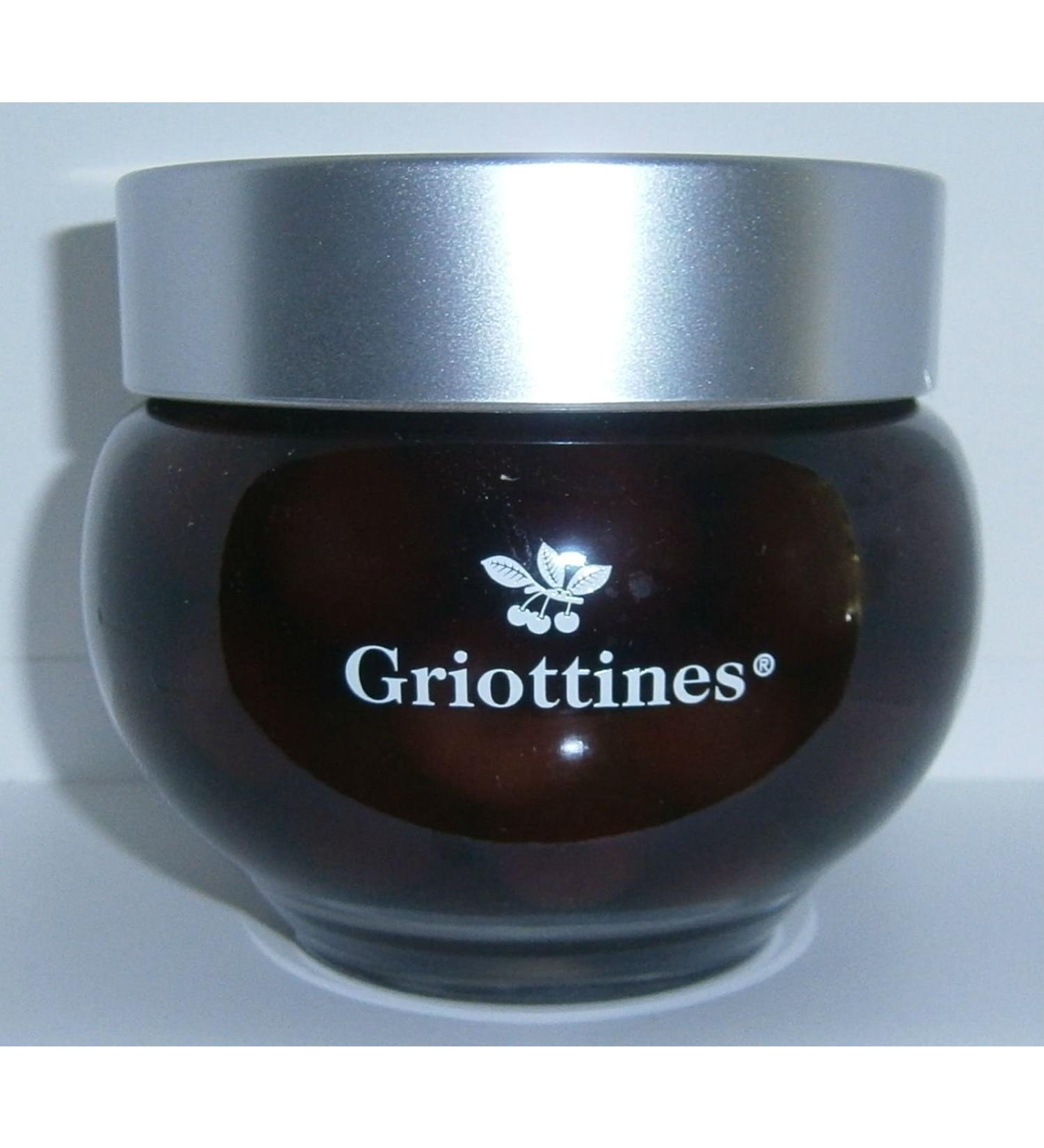 Griottines Original wild sour cherries in kirsch pitted sweet 400g.