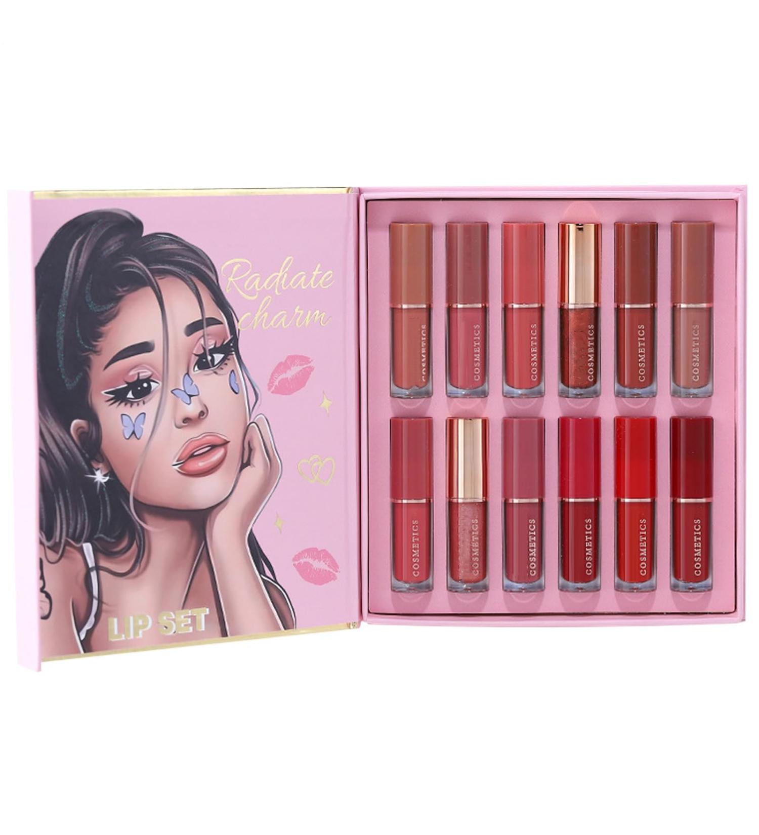  G n rique Velvet Liquid Lipstick - Long-Lasting 12-Color Collection Quick-Drying Matte Lip Kit Lip Pencil Pen Set | Business Trip Vacation Dates Party Gifts - Buy Online on GoSupps.com