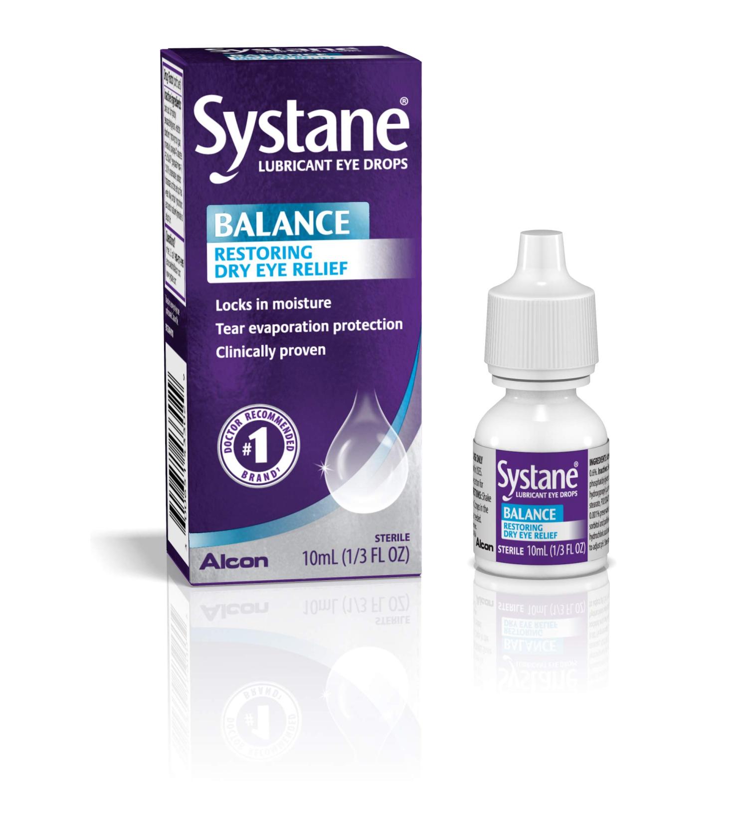 Systane Balance Lubricant Eye Drops 10mL - Relief for Dry Eyes - Buy Online on GoSupps.com