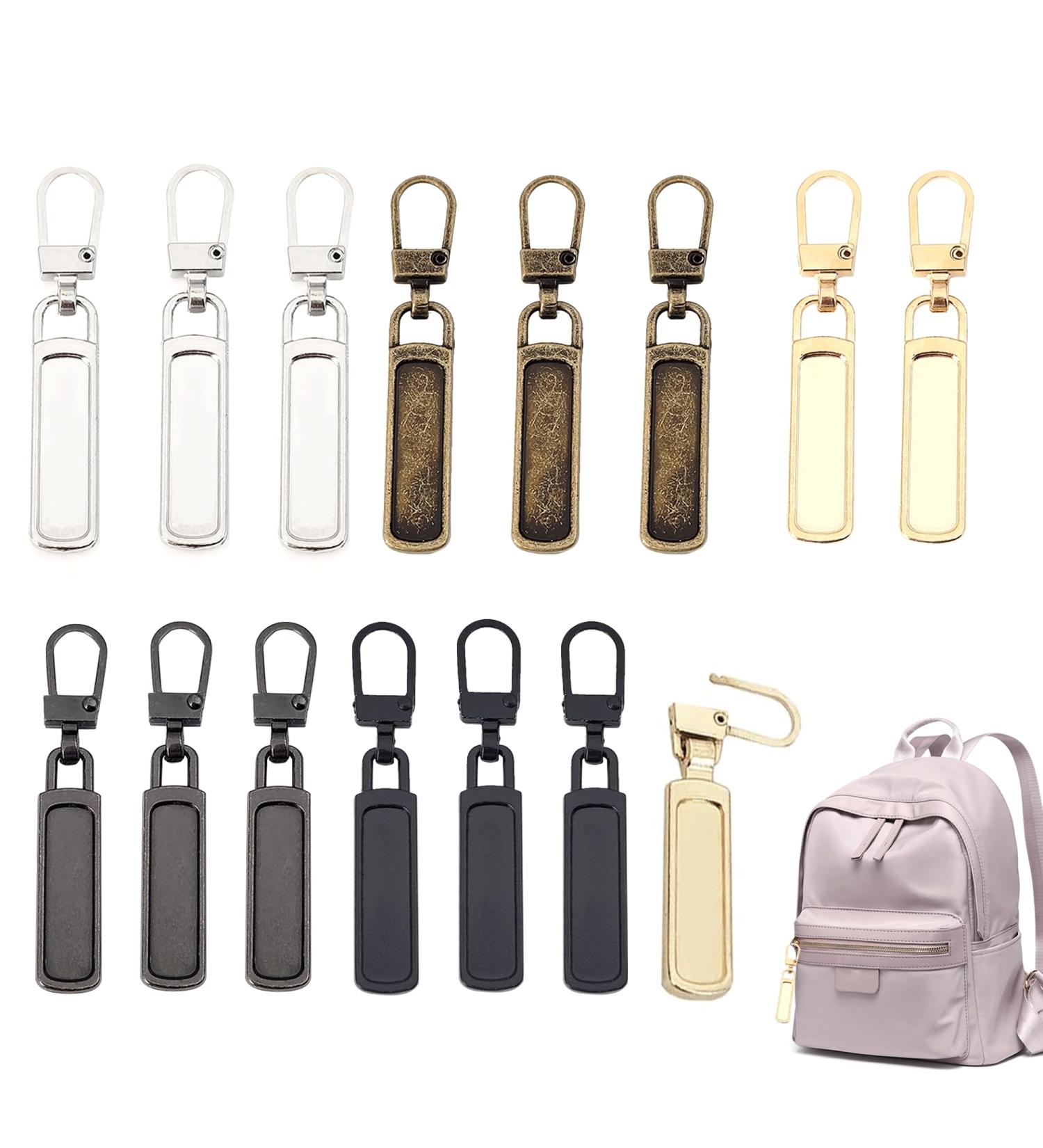 15pcs Receptive Zipper Replacement Kit - Metal Zipper Pulls for Jackets & Backpacks - International Shipping Available - Buy Online on GoSupps.com