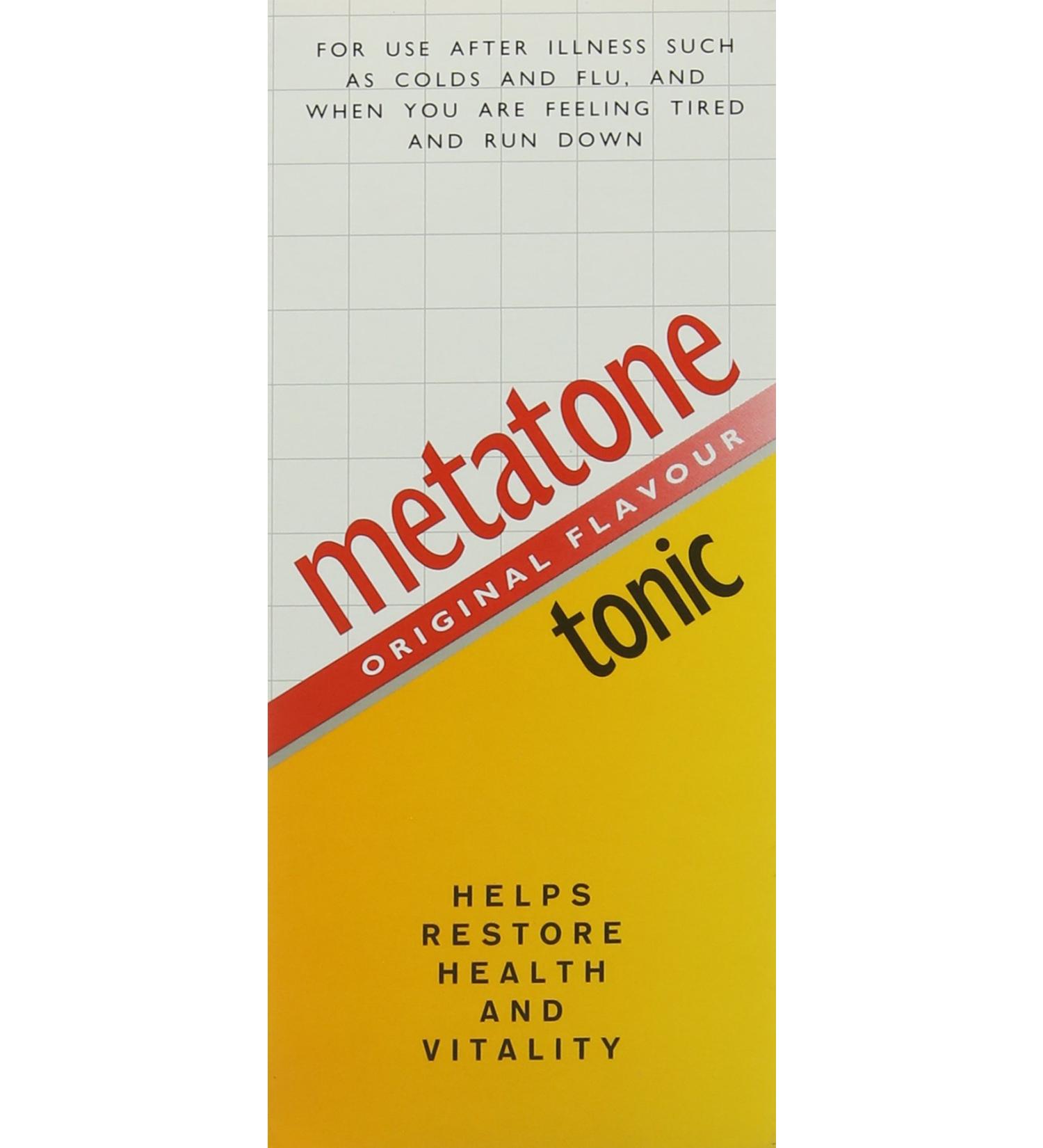 Metatone Original Flavour Tonic 300ml - Boost Energy and Vitality - Buy Online on GoSupps.com