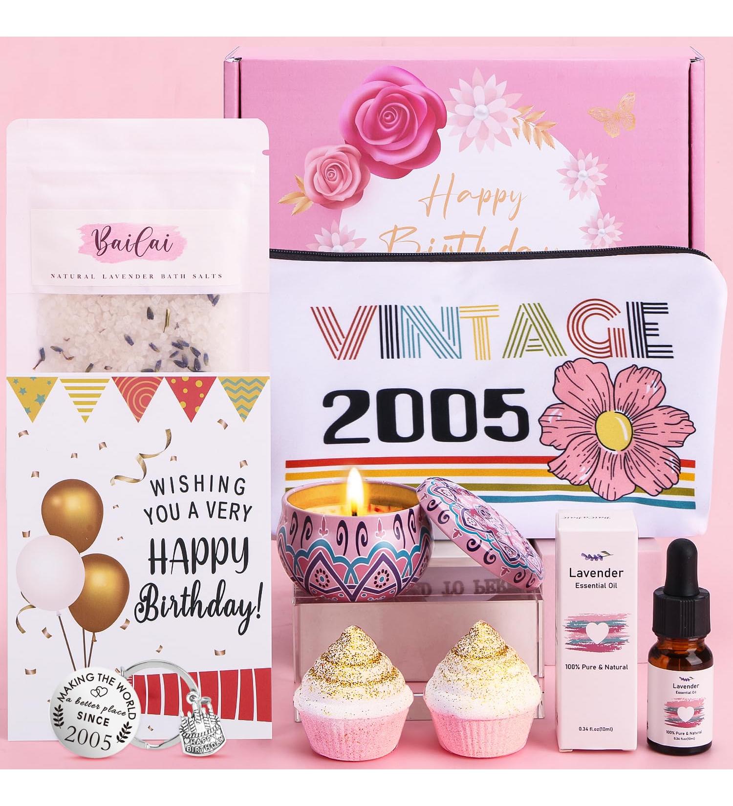 Bath Sets 19th Birthday Pamper Gifts for Girl Personalised Skin Care 2005 Birthday Hampers for Her Unique Happy 19th Birthday Presents Ideas for 19 Year Old Girls Daughter Best Friend Niece Her - Buy Online on GoSupps.com