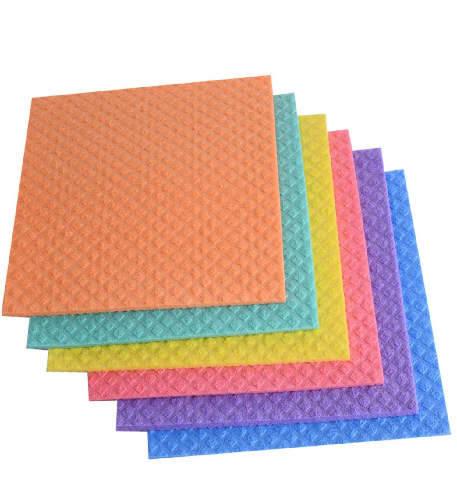 Cellulose Sponge Kitchen Absorbent Dish-Washing Sponge scouring pad Kitchen Cleaning rag Kitchen Dish Towel - Buy Online on GoSupps.com