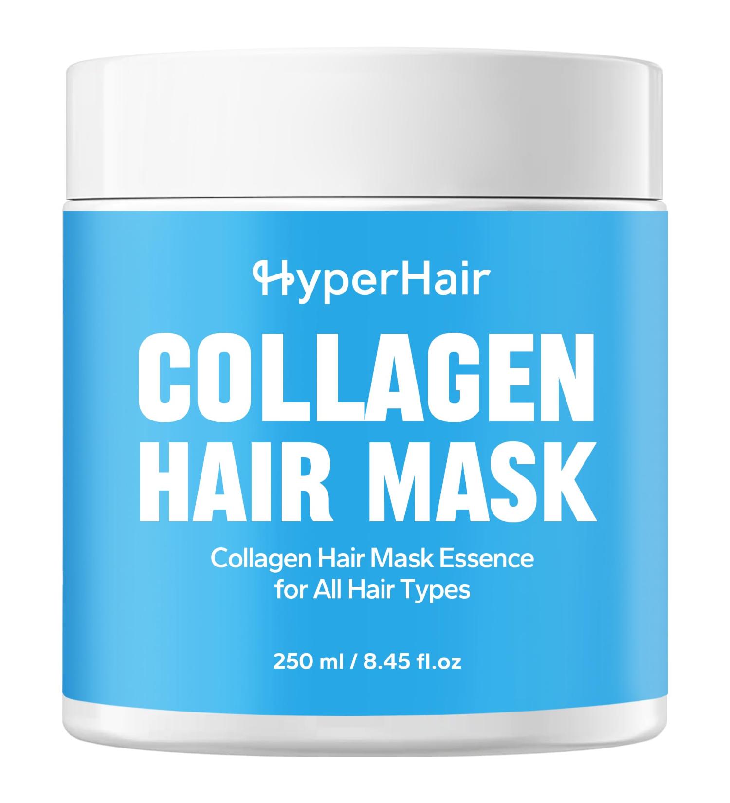 Collagen Hair Mask 250ml - Deep Repair Conditioning & Hydrating Treatment for All Hair Types - Natural Argan Oil Essence - Buy Online on GoSupps.com
