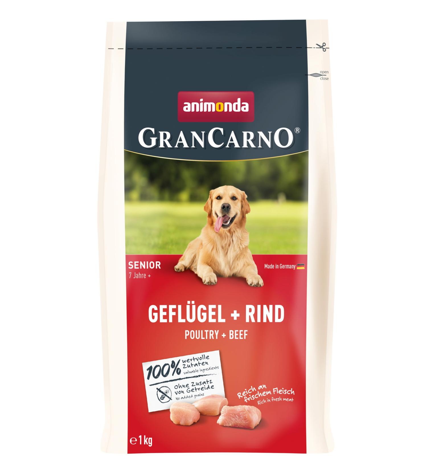 animonda GranCarno Senior Poultry + Beef 1 kg