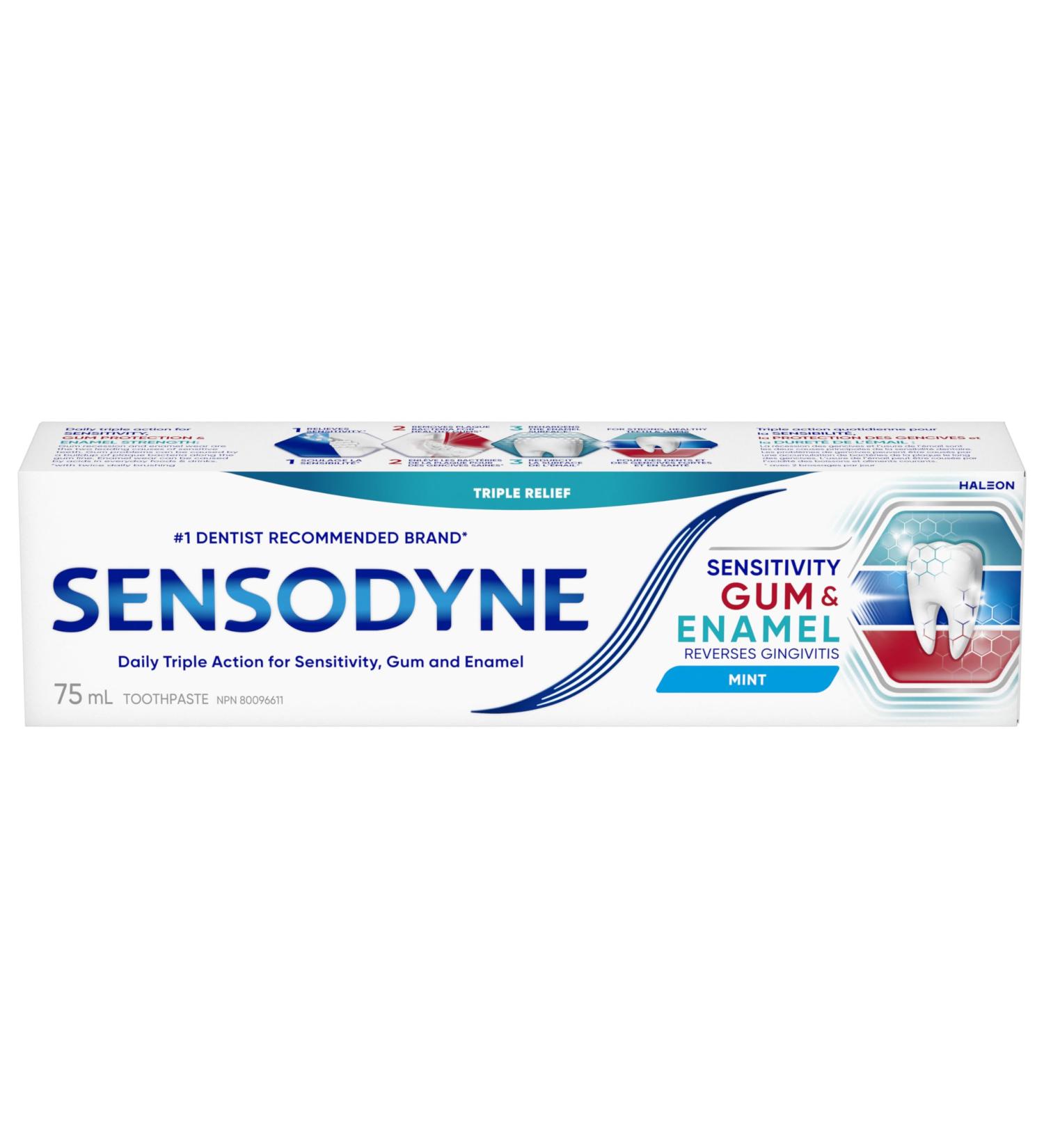 SENSODYNE Sensitivity Gum & Enamel Mint (Toothpaste) - Buy Online on GoSupps.com