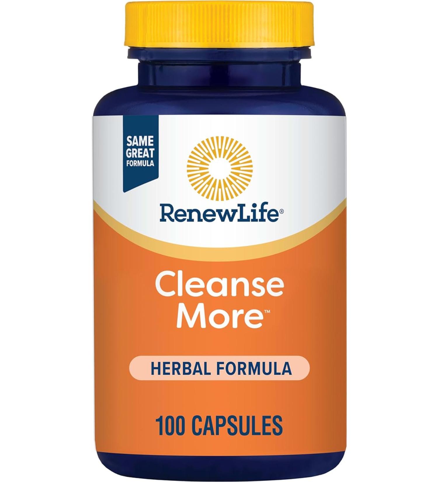 Renew Life CleanseMore 100 Vegetarian Capsules - Buy Online on GoSupps.com