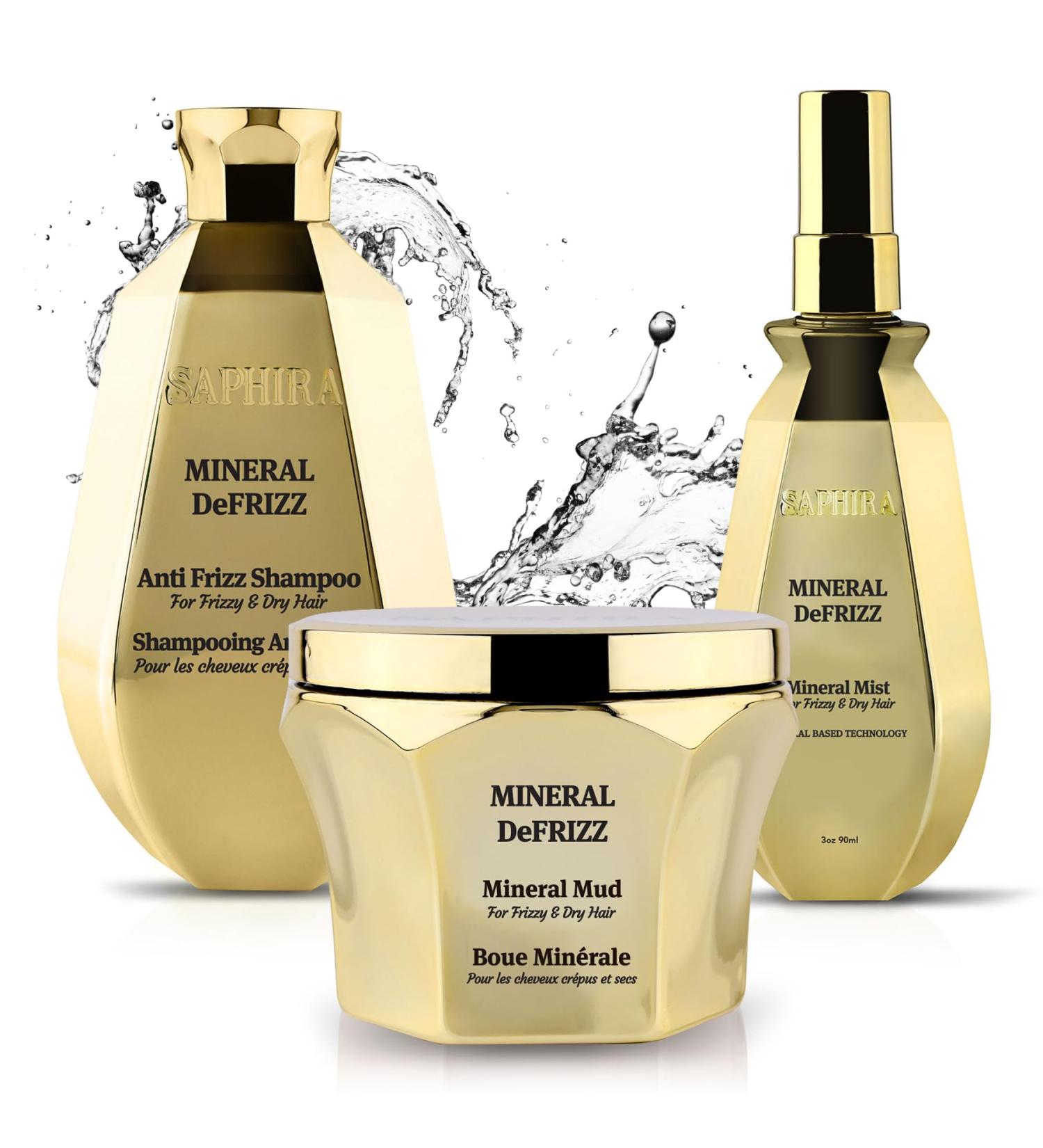 Mineral Hair Care Kits Shampoo Mud & Treatments for All Hair Types Frizzy & Dry Hair Kit - Buy Online on GoSupps.com