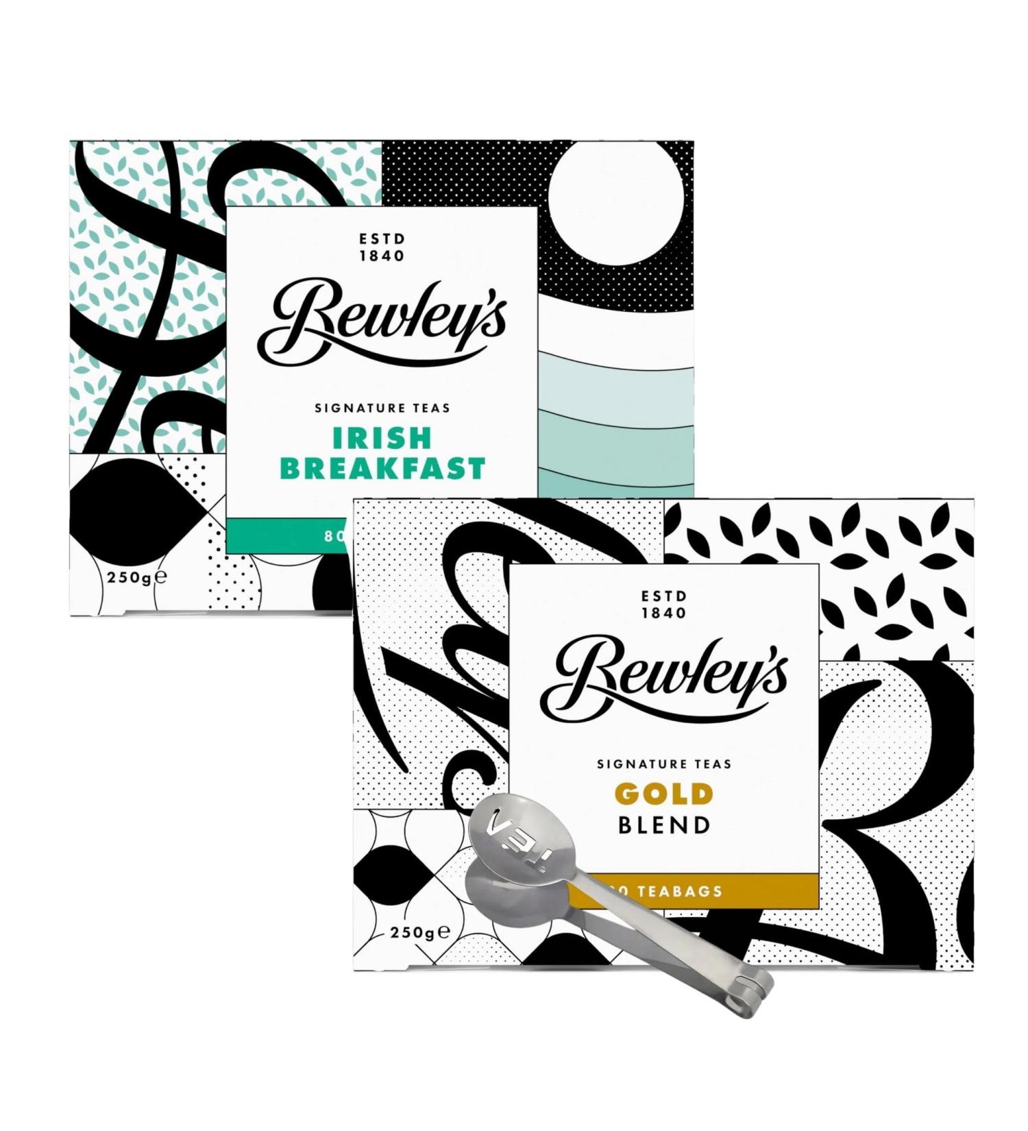 Bewleys Irish Tea Bundle with - 160 Tea Bags with Bewleys Irish Breakfast Tea and Bewleys Gold Blend Tea Including Mint Retail Tea Squeezer - Buy Online on GoSupps.com