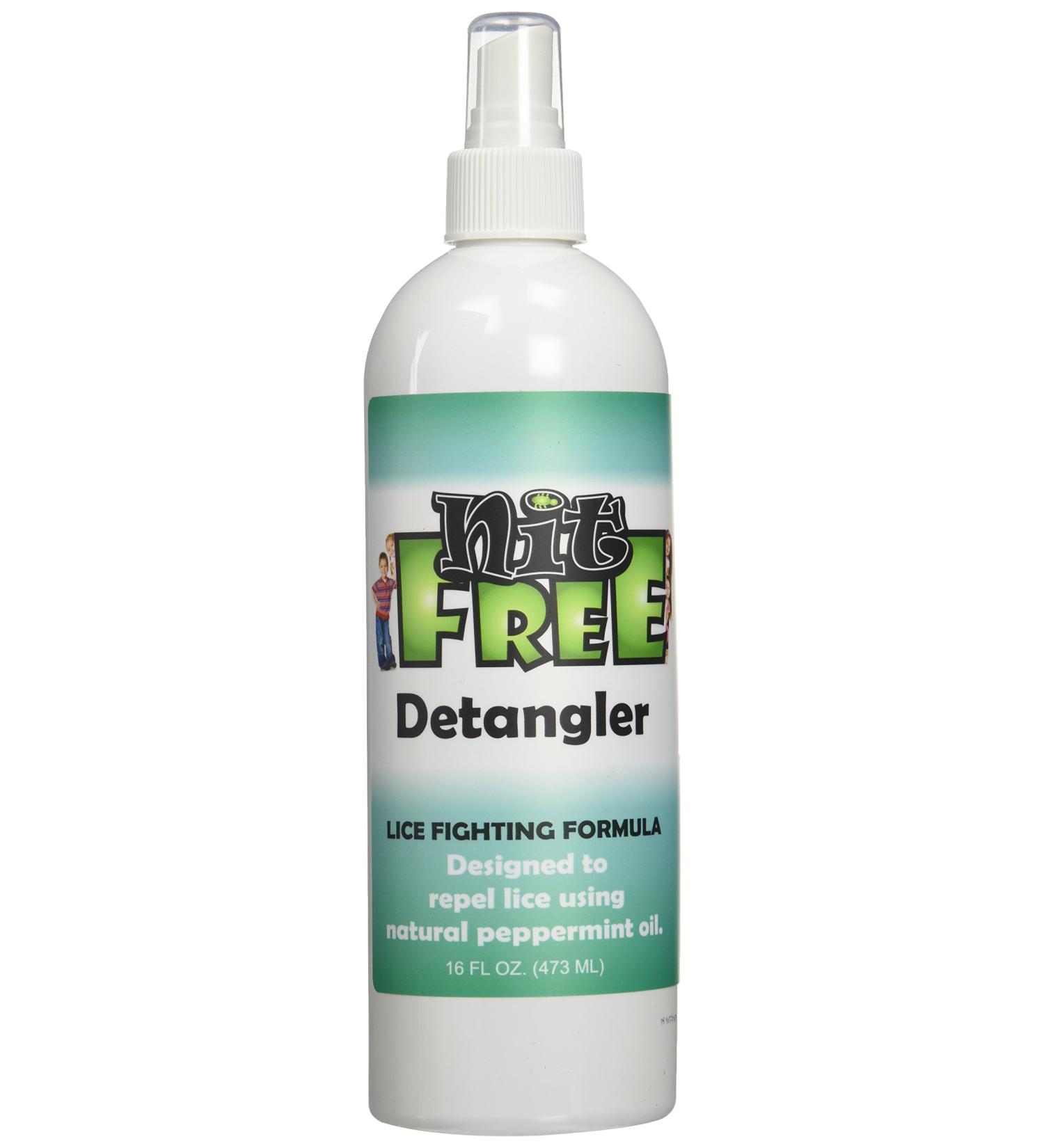 Nit Free Head Lice Mint Oil Peppermint Detangling Spray, Leave in Conditioner Anti Super Lice Repel Prevention Spray