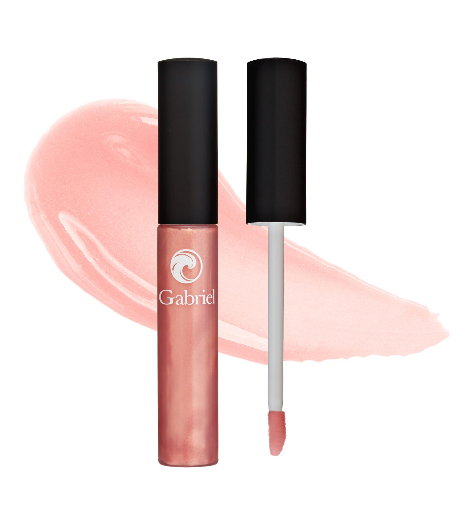Gabriel Cosmetics Natural Lip Gloss - Paraben Free, Vegan, Gluten-free, Cruelty-free - Infused with Jojoba Seed Oil and Aloe - Long Lasting - 0.27 fl oz (Ambrosia) - Buy Online on GoSupps.com