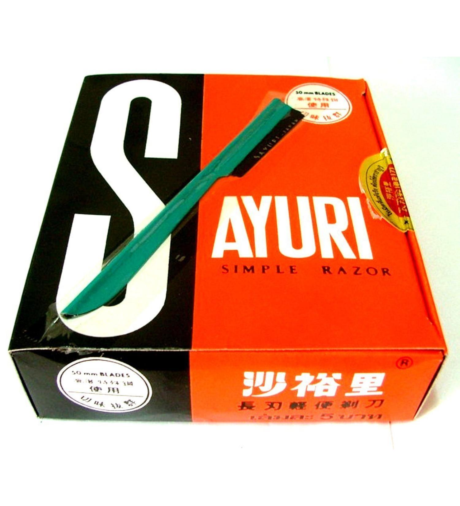 Shop Lot of 55 Sayuri Japan Simple Razor Shaving Knives - Vintage Barber Sharp Knife Collection for International Shipping - Buy Online on GoSupps.com