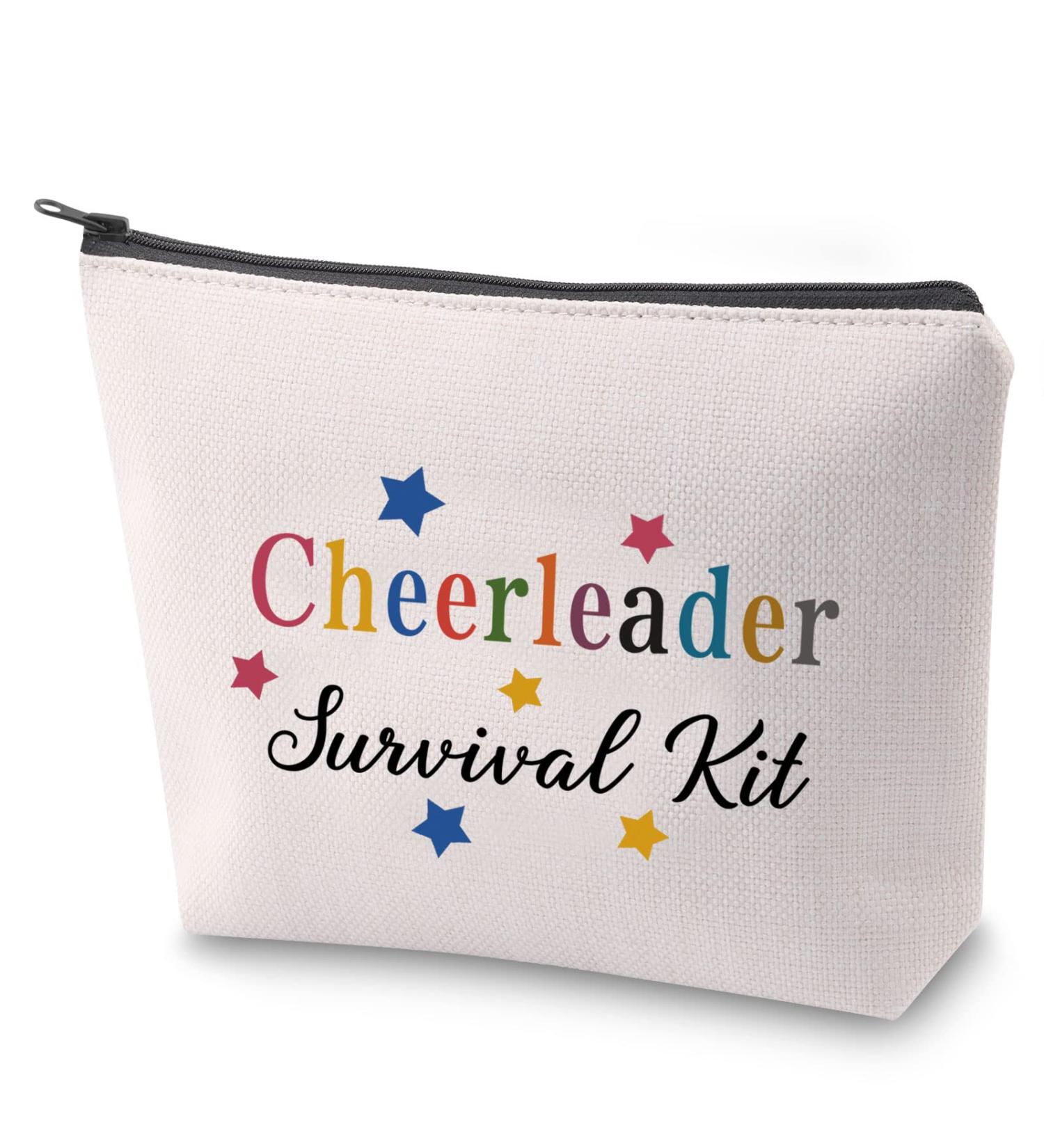 Bauna Cheer Coach Make-Up Bag with Zipper | Perfect Cheerleading Gift & Survival Kit for Cheerleaders - Buy Online on GoSupps.com
