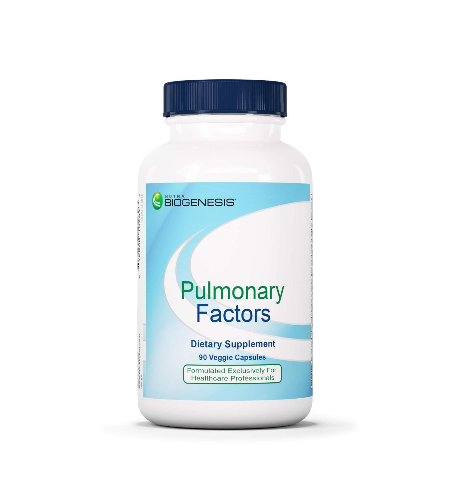 Nutra BioGenesis Pulmonary Factors - NAC & Boswellia Extract Capsules Digestive Cleanse Support and Joint Comfort for Adults - 90 Veggie Capsules - Buy Online on GoSupps.com