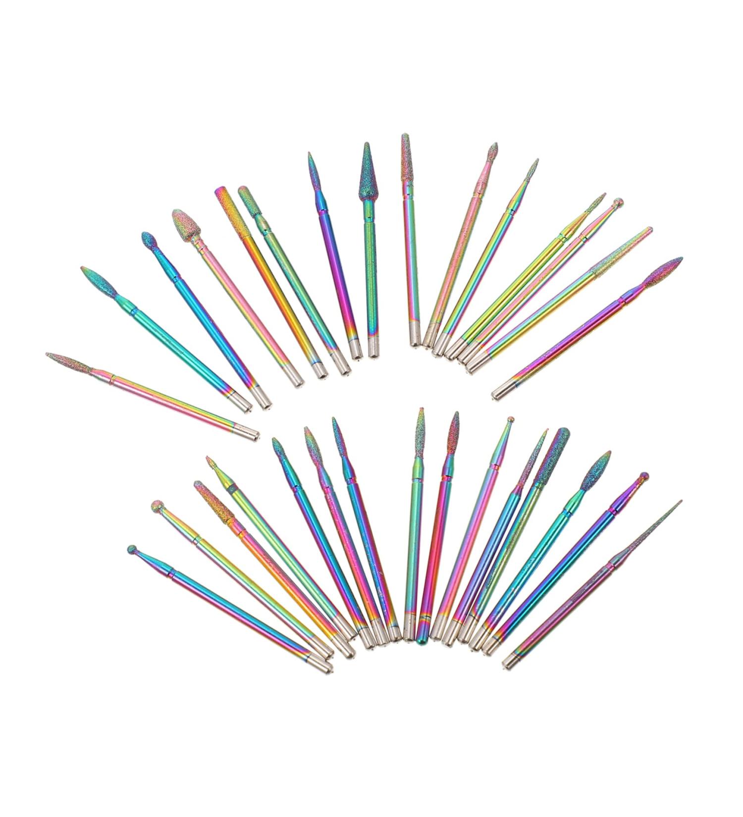 Healeved 1 Set Nail Polisher Pedicure Polishing Tool Grinding Nails Drill Nail Kits Manicure Drill Bits Cuticle Nail Art Kit Nail Grinding Accessories To Rotate Clean Manicure Tools Diamond - Buy Online on GoSupps.com