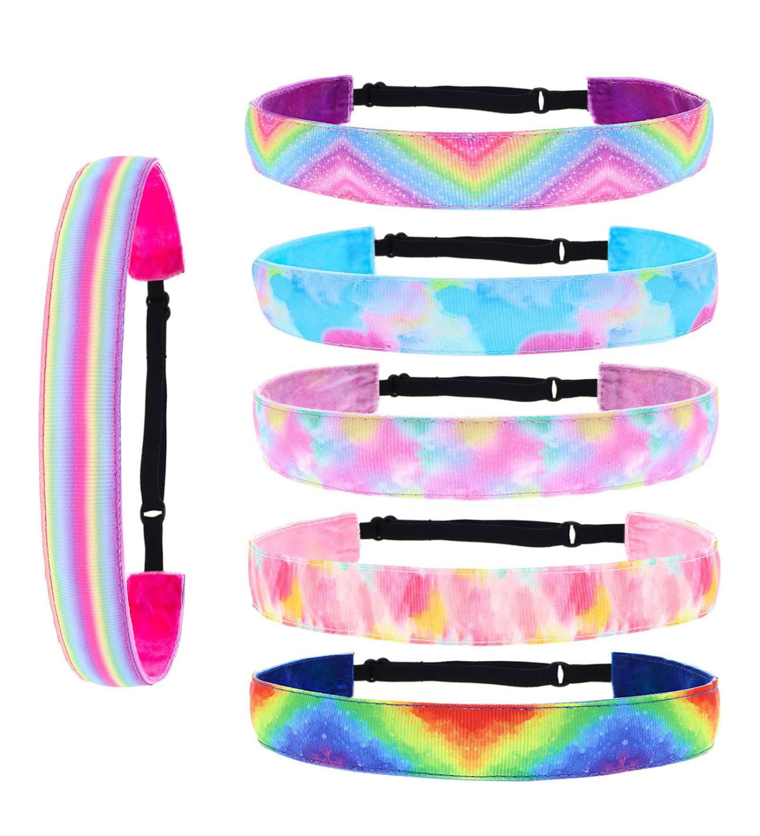 6 Premium Girls Headbands - Adjustable & Stretchy Hair Straps for Teens & Children | Perfect Party Accessories & Gifts - Buy Online on GoSupps.com