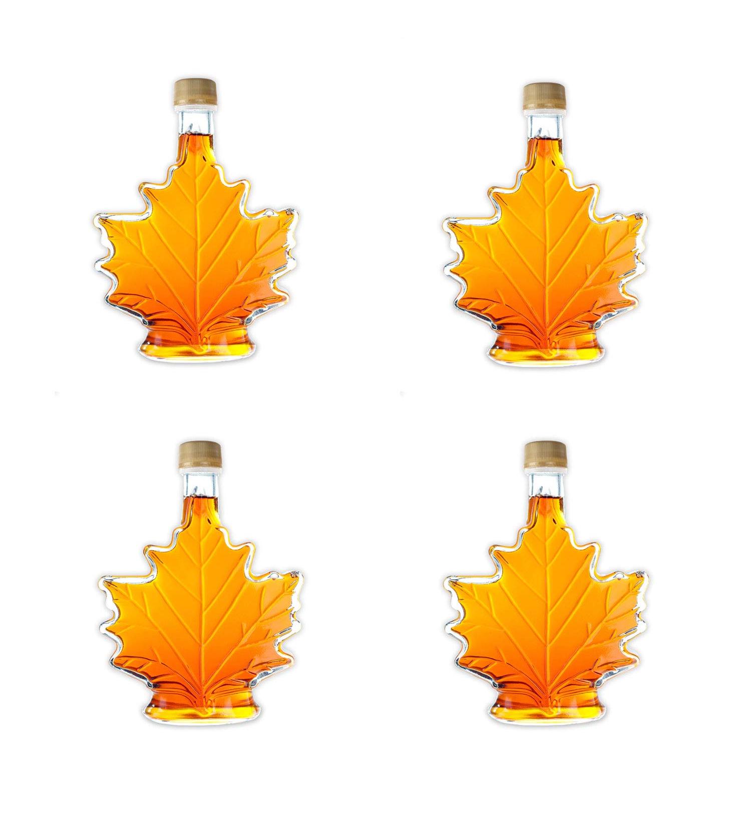 Pure Organic Canadian Maple Syrup (4 X 100ml Bottles.) All-Natural Grade-A Light Amber | Delicious Sweetness | No Preservatives Gluten Free Vegan Friendly - Buy Online on GoSupps.com