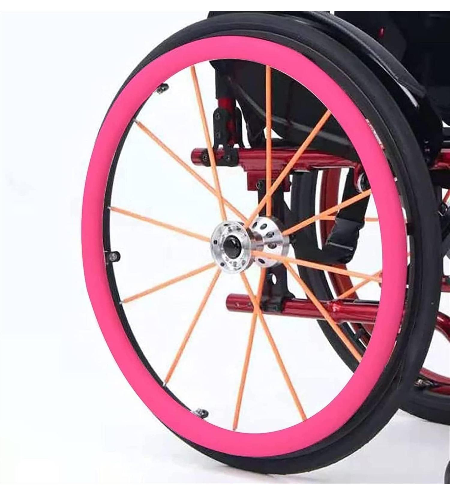 Silicone Wheelchair Push Rim Covers Wheelchair Handrim Covers Wheelchair Rear Wheel Cover for Improve Grip And Traction (Color : F Size : 24 inch) 24 inch F - Buy Online on GoSupps.com