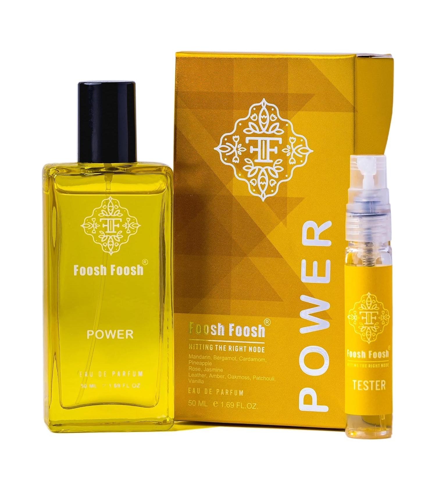 Power Long Lasting Mandarin Patchouli Jasmine Fragrance Perfume | For Men & Women With Free Pocket Perfume | Refreshing Notes | Pack of 1 50 ML - Buy Online on GoSupps.com