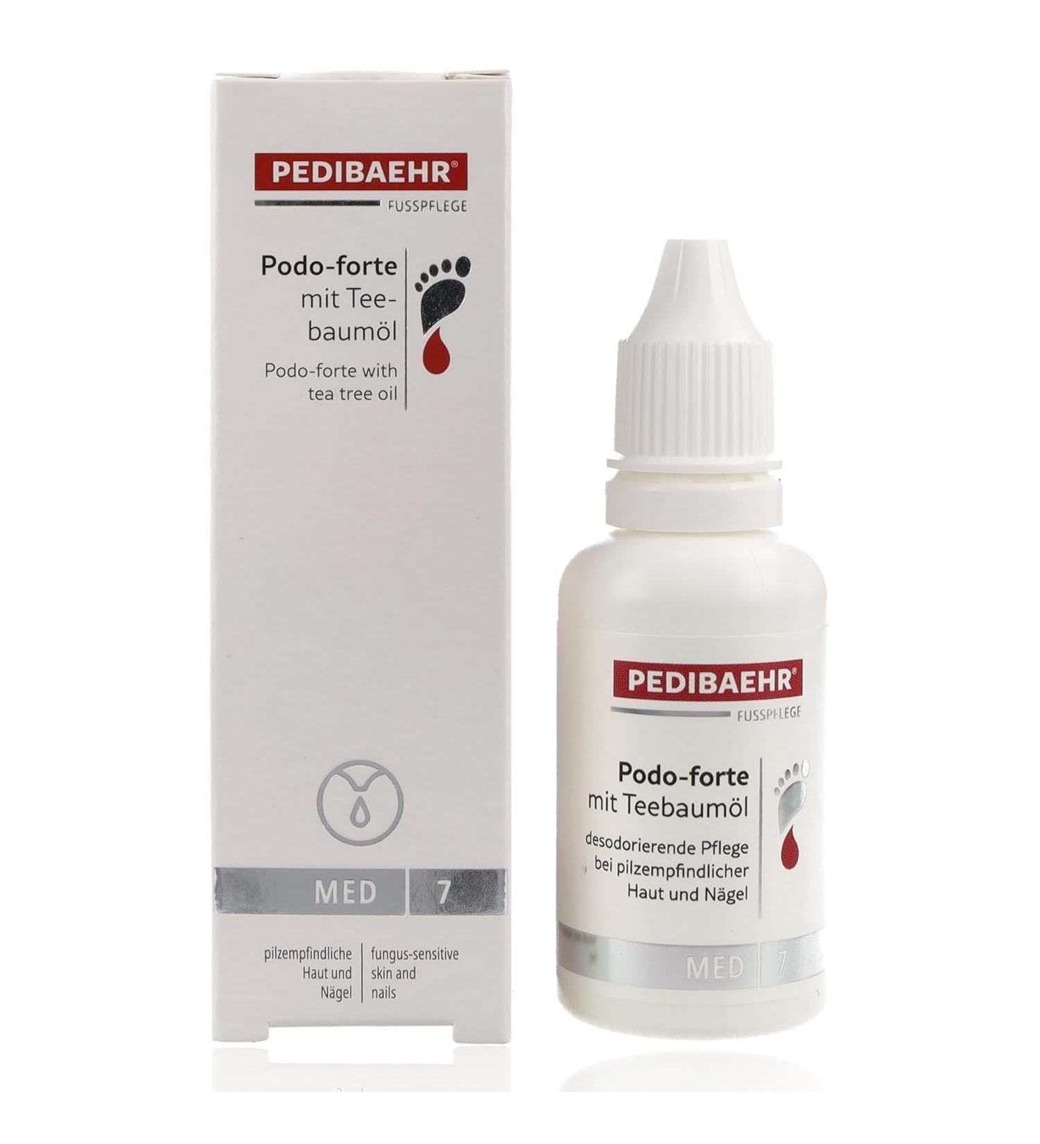 Podo forte fluid with tea tree oil special toe care nail care PediBaehr 30ml