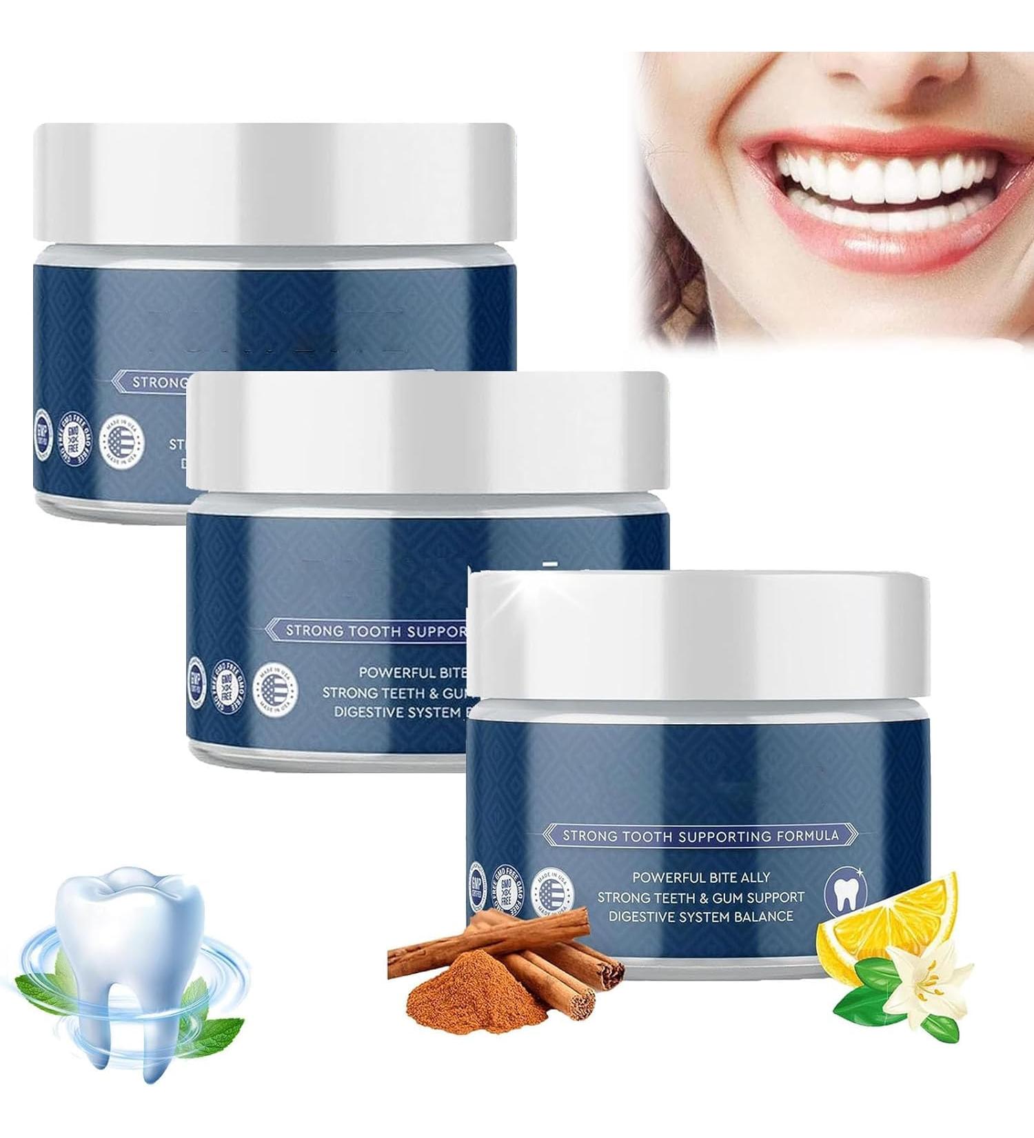 Fortbite Tooth Powder - Fortbite Toothpaste Teeth Whitening Powder Effectively Removes Tooth Decay All-Natural Powder Toothpaste. - Buy Online on GoSupps.com