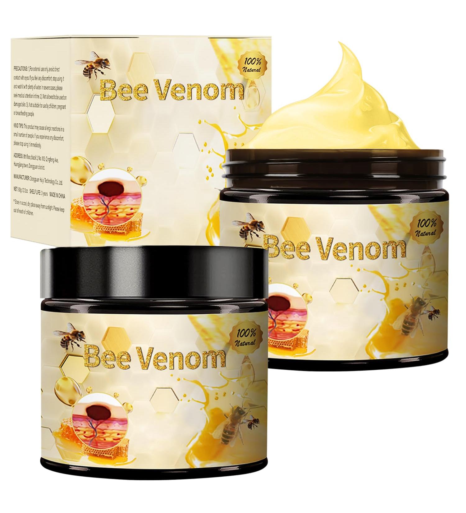 Bee Venom Treatment Cream 2025 New Professional Bee Venom Repair Cream For All Body Parts(2 Bottles) - Buy Online on GoSupps.com