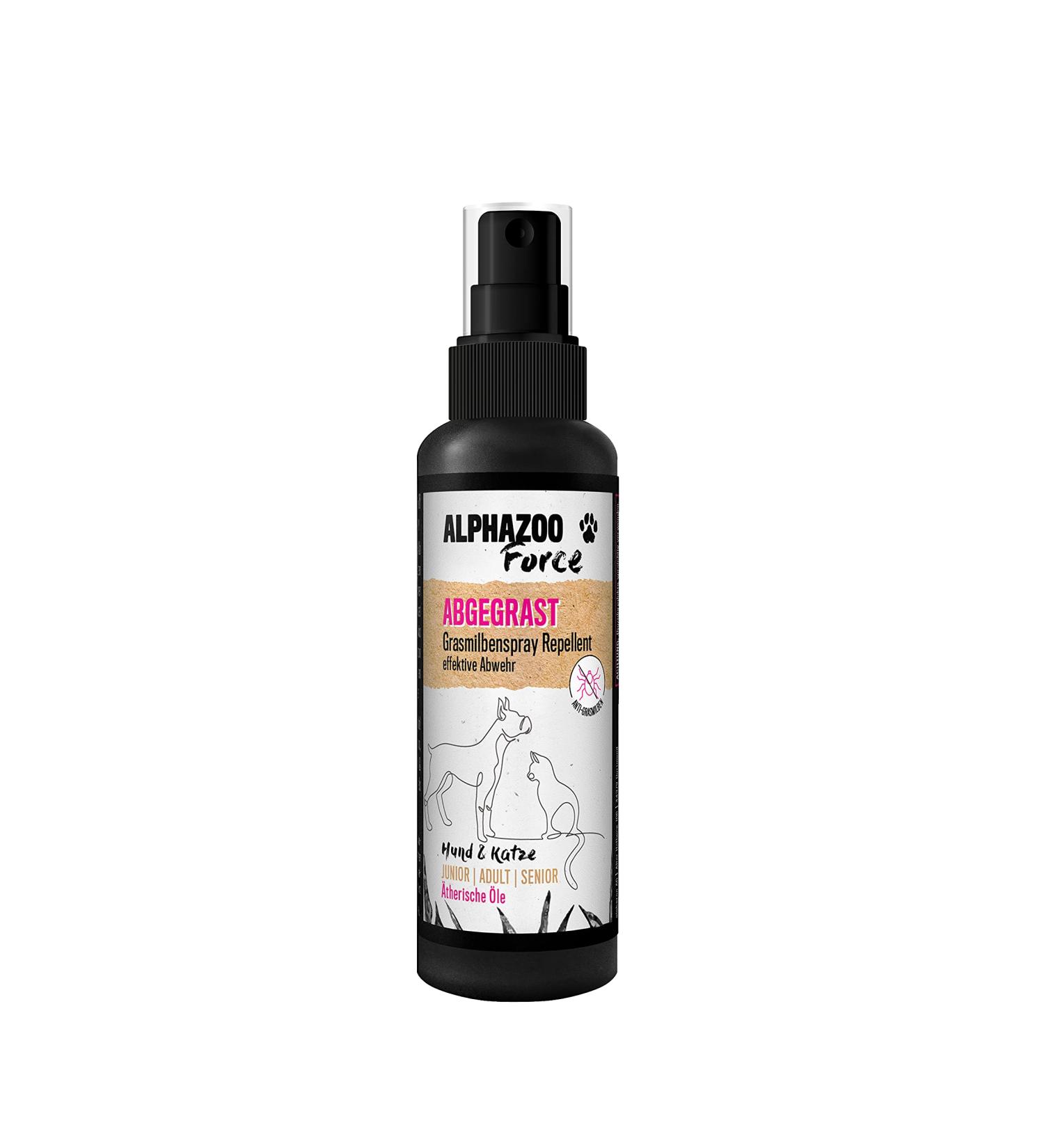 Alphazoo Grazed I Grass Mites Spray for Dogs & Cats - Natural Oil Solution for Itch Relief | 100ml - Buy Online on GoSupps.com