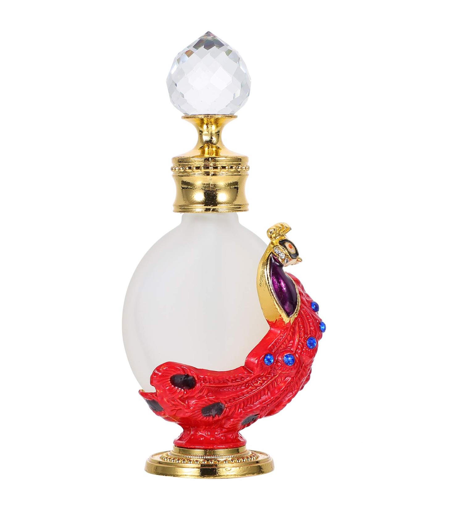Beaupretty 1pc Peacock Essential Oil Bottle Glass Travel Containers Glass Perfume Bottle Vintage Jeweled Perfume Bottle Vintage Essential Oil Bottle Pharamoneperfume Middle East Miss Vial - Buy Online on GoSupps.com