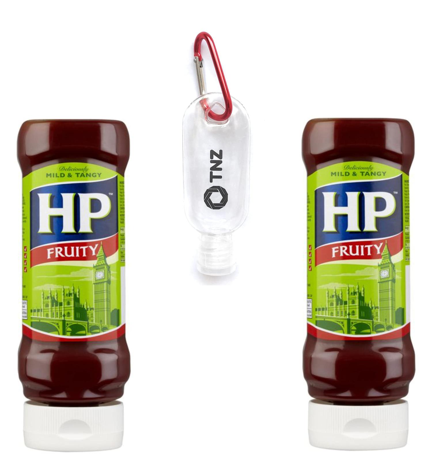 Hp Fruity Brown Sauce 470g x 2 with Bonus Sauce Key Ring - Buy Online Now! - Buy Online on GoSupps.com