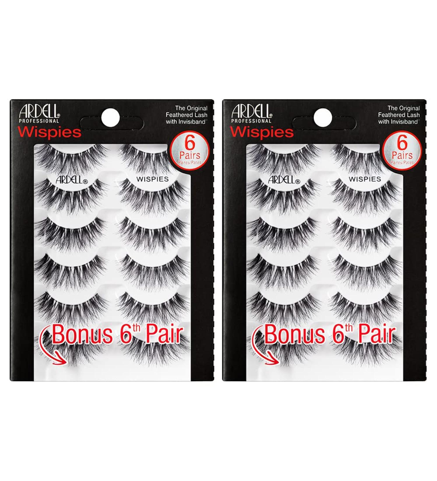 Ardell Wispies Black False Eyelashes 2 Pack - 6 Pairs | Shop Now - Buy Online on GoSupps.com