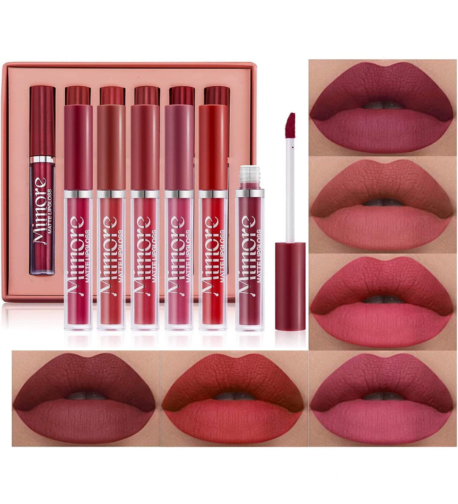OKENTEN 6 Colors Matte Lipstick Set - Long-Lasting & Waterproof Lipsticks - Nude Lipstick Makeup Gift Set - 25(01) - Buy Online on GoSupps.com