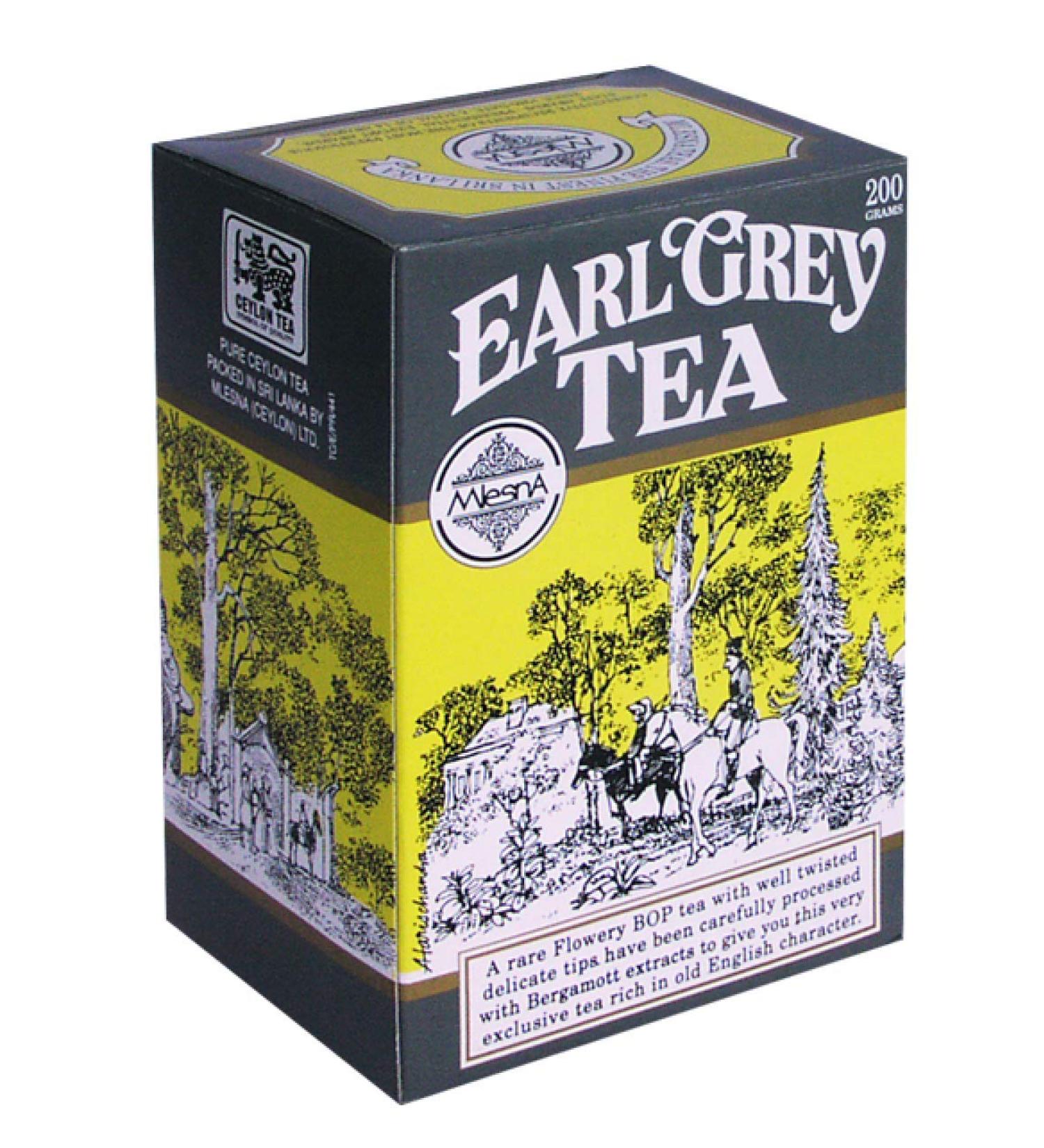 Mlesna Earl Grey Lot de 5 paquets de fleurs rares avec bergamote
